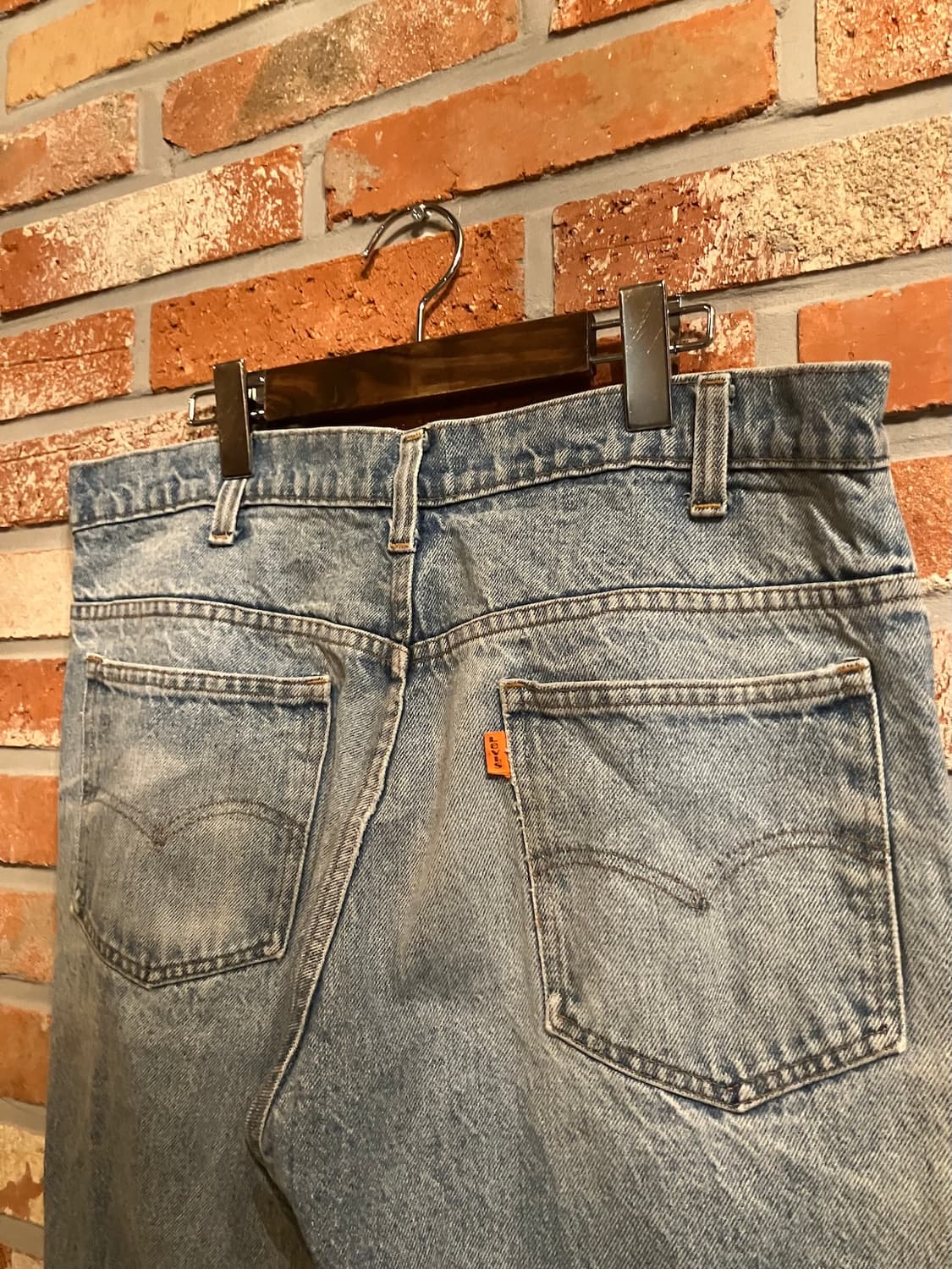 70s USA 빈티지 리바이스 646 벨바텀 부츠컷 데님 팬츠 상품이미지6