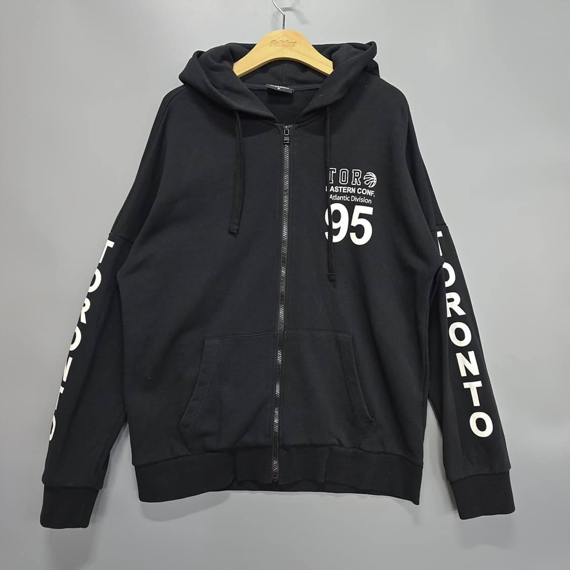 NBA 토론토 랩터스 후드집업 자켓 블랙 XL 상품이미지1