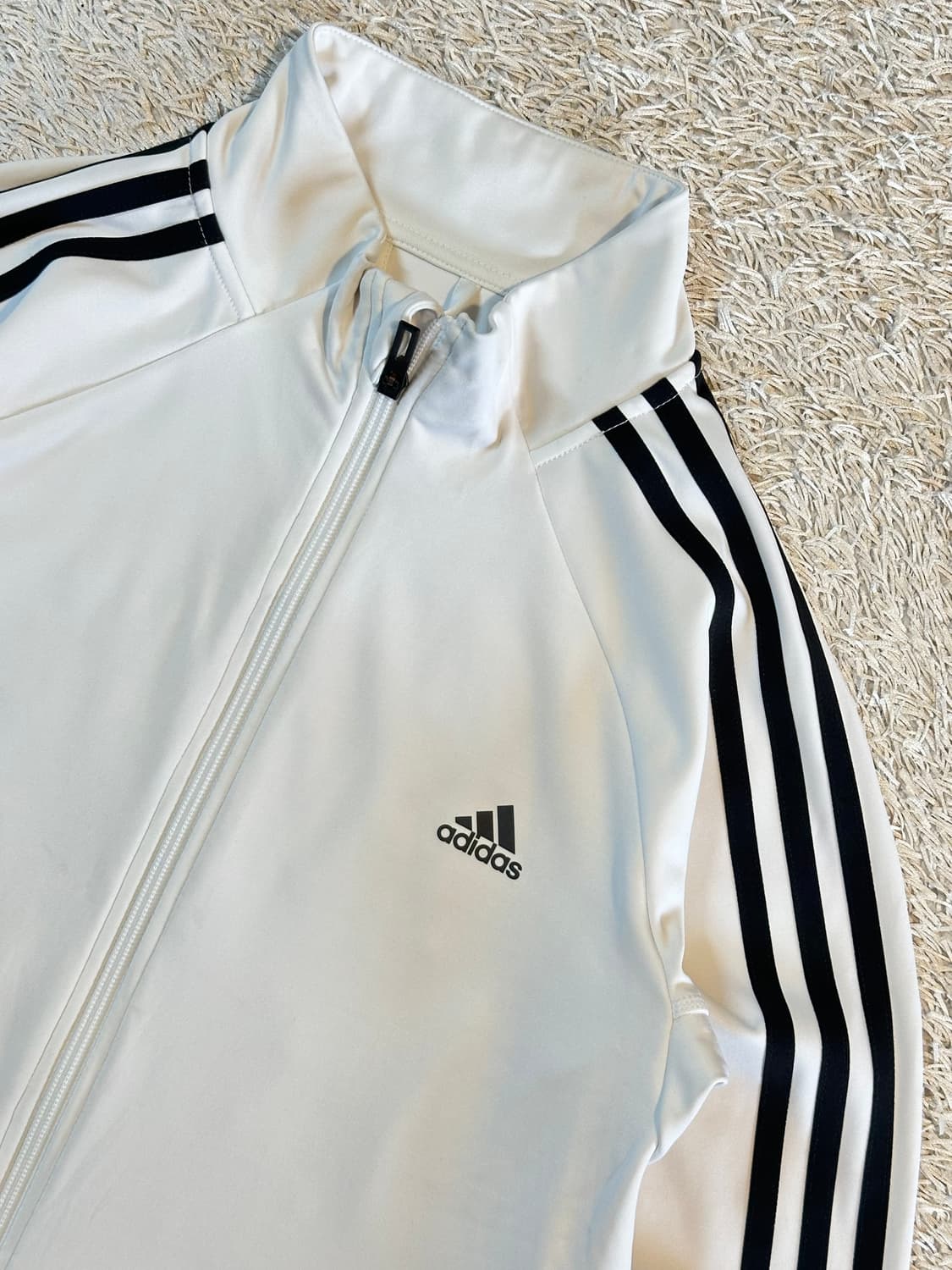 아디다스 ADIDAS 삼각로고 트랙탑 져지 화이트 우먼스 상품이미지2