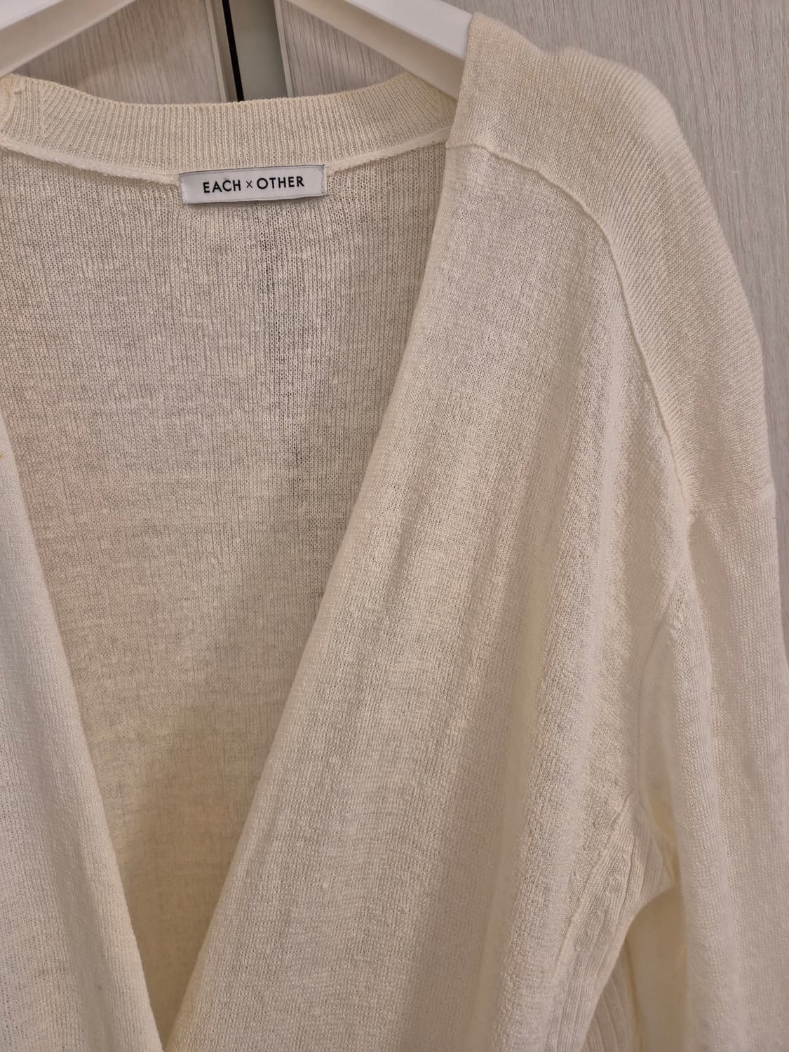 한섬 이치아더 린넨85% 가디건 상품이미지2