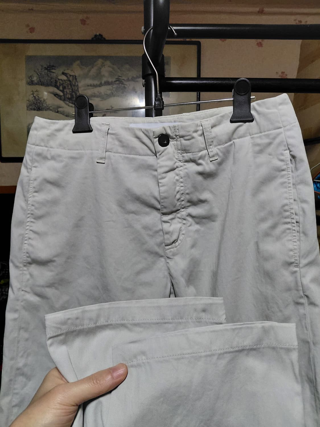 [디파트먼트5]코튼 치노 면바지 32사이즈 연베이지컬러  상품이미지9