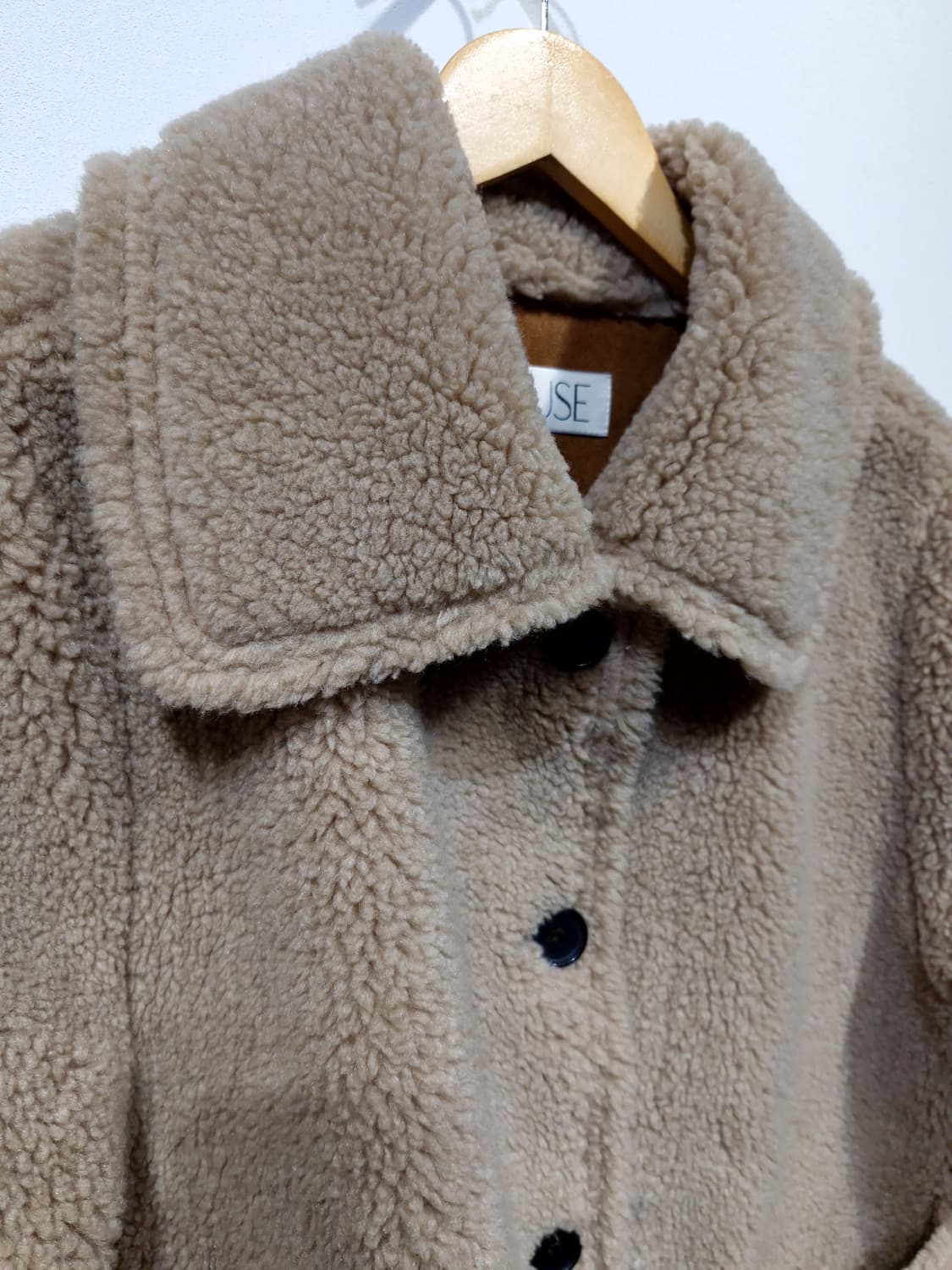 BMUSE 비뮤즈 베어무스탕 모카베이지[S] 상품이미지6