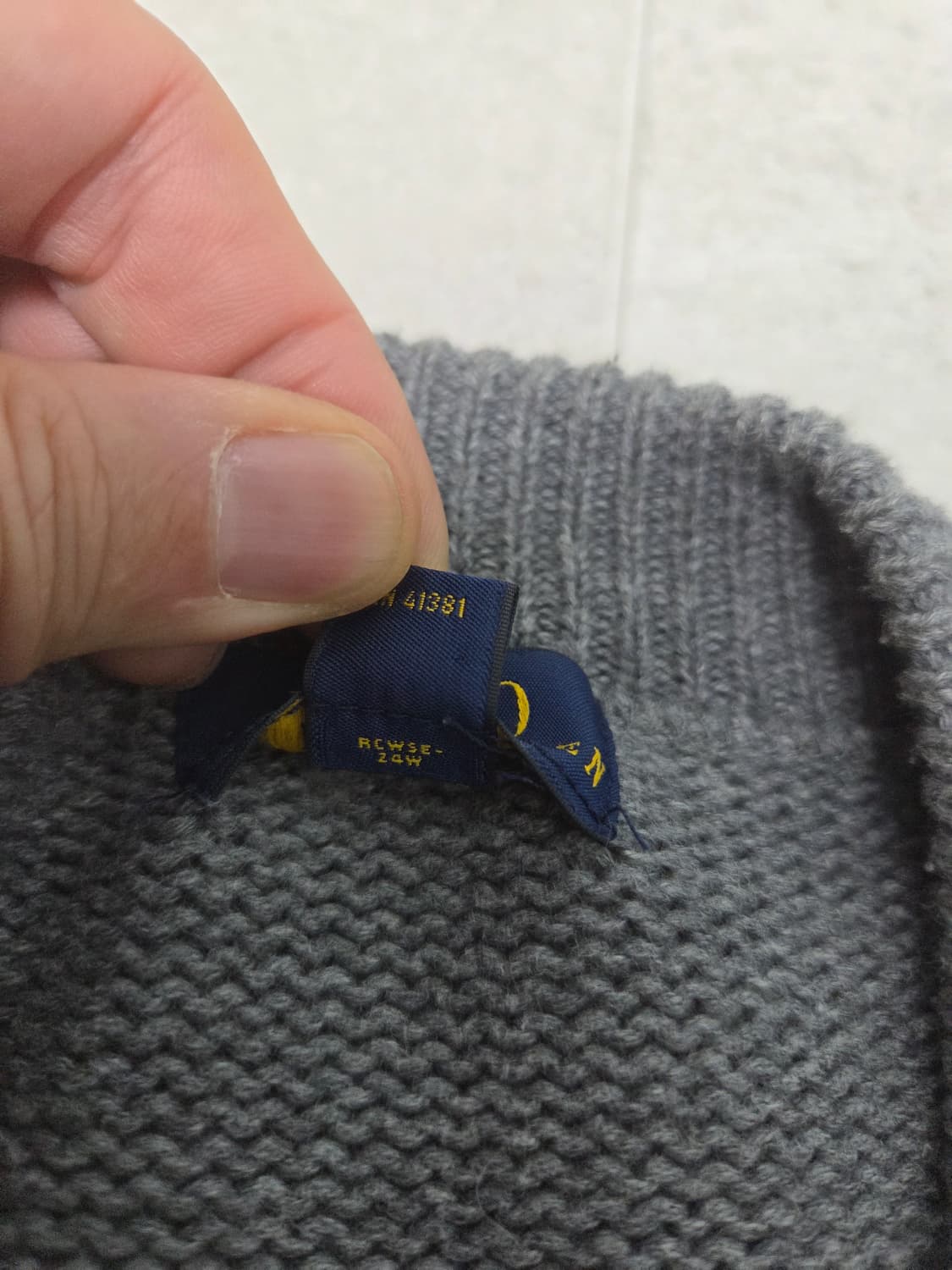 폴로 랄프로렌 빅포니 코튼 집업 니트 상품이미지5