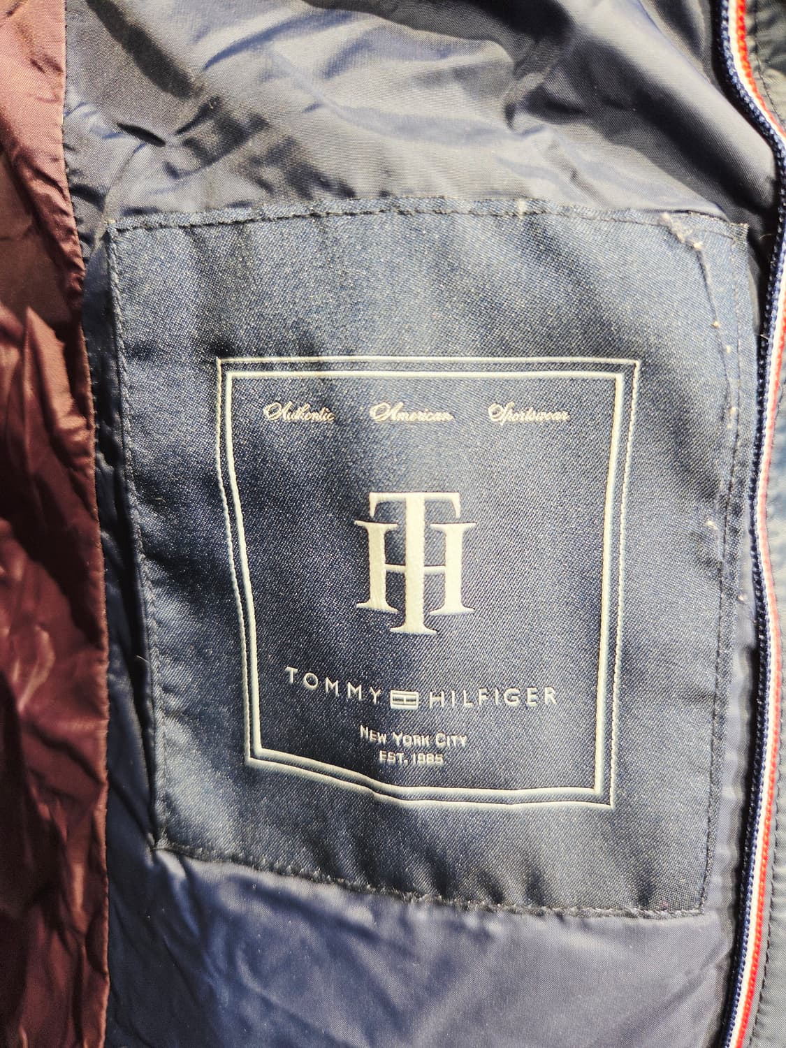 타미힐피거. 여자 네이비 다운 롱 패딩_M 상품이미지9