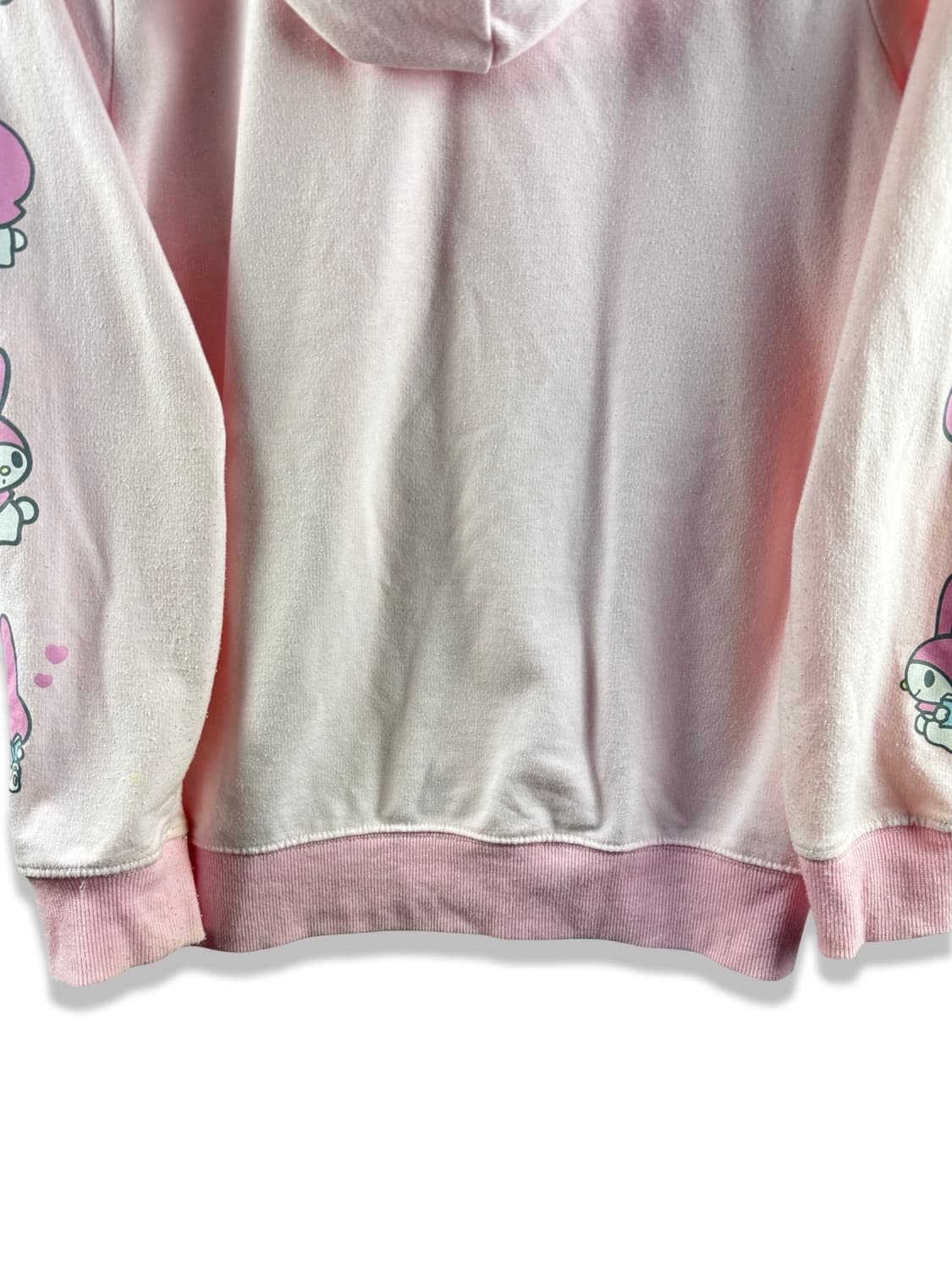 마이멜로디 사이드 프린팅 딸기우유 후드집업2530 상품이미지5