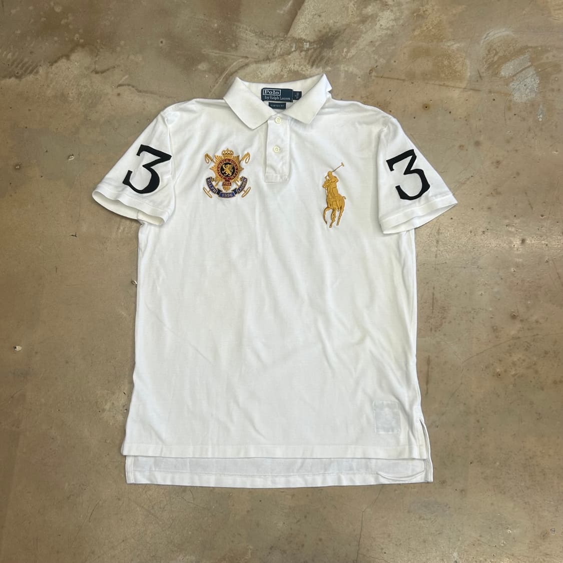M 폴로랄프로렌 치프키프 화이트 카라 반팔티 상품이미지2
