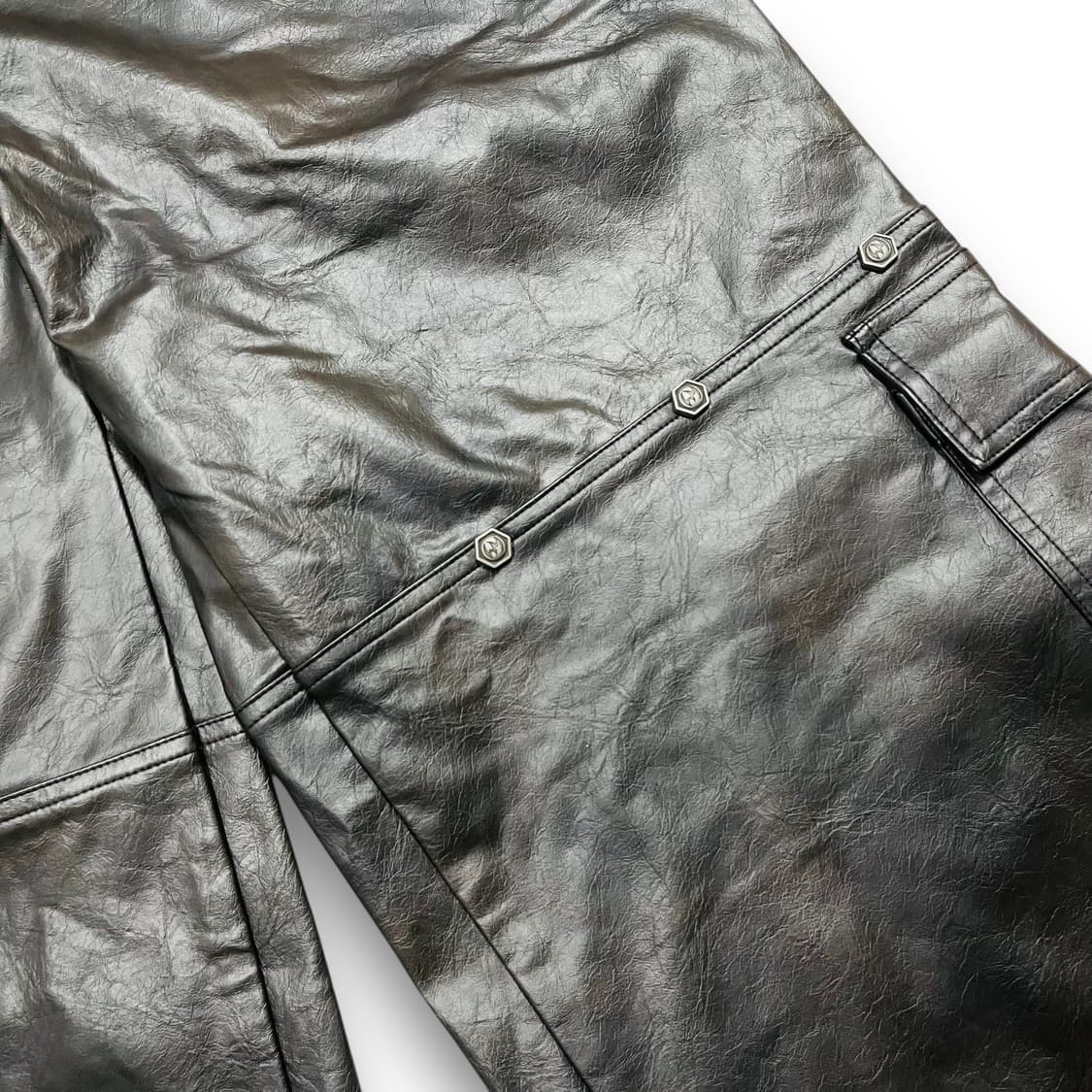 위어드 마켓 스터드 락시크 4중 포켓 와이드 카고팬츠 상품이미지8