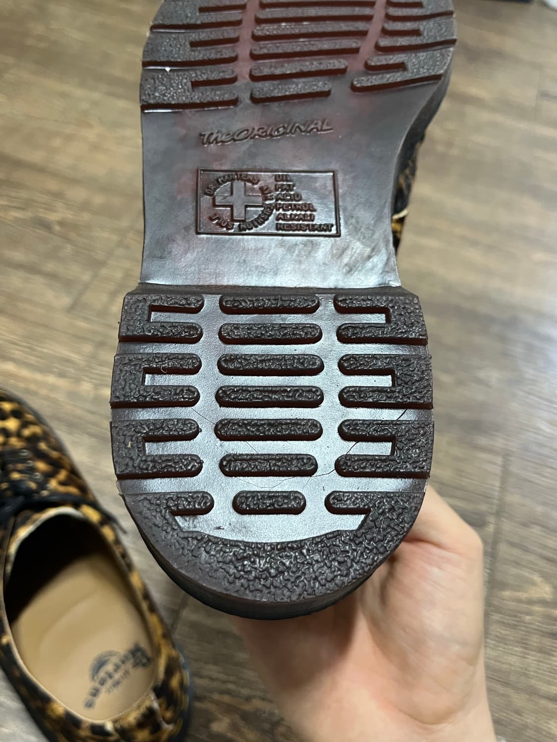 닥터마틴 스미스 송치 레오파드 로퍼 uk8 상품이미지6