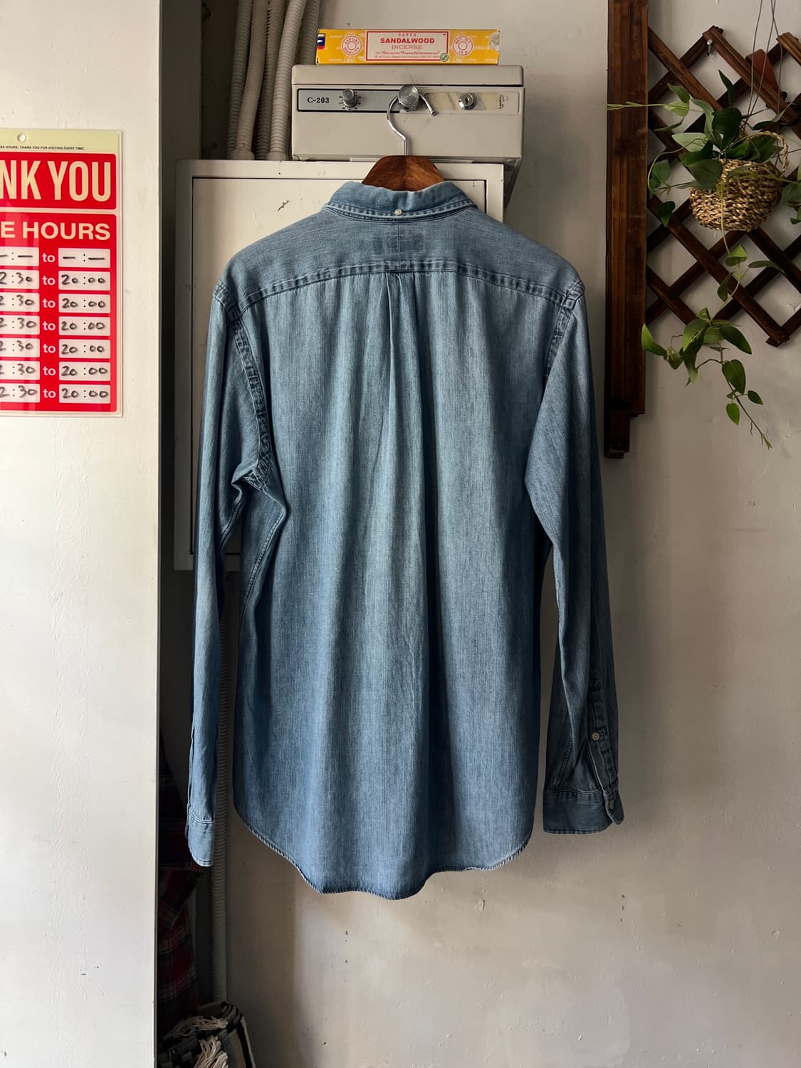 [M]폴로 랄프로렌 CLASSIC FIT 포니 로고 샴브레이 셔츠 상품이미지6