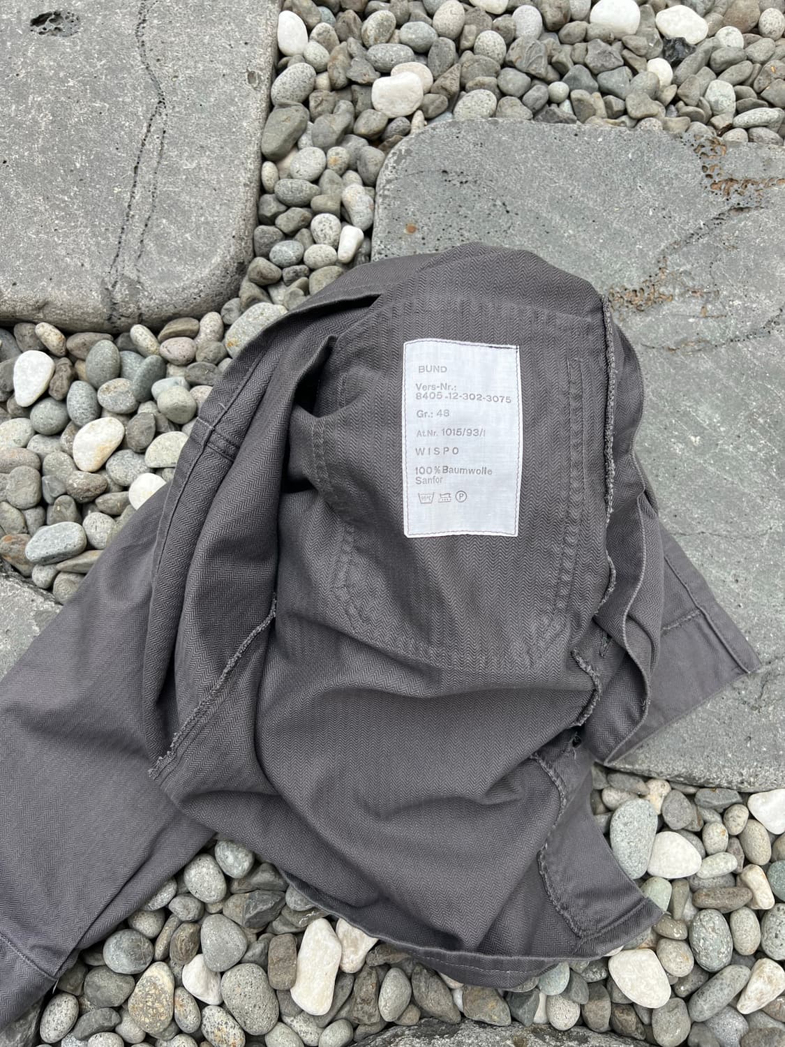 OLD VINTAGE DRAK GREY HBT 헤링본트윌코튼 워크자켓 상품이미지7