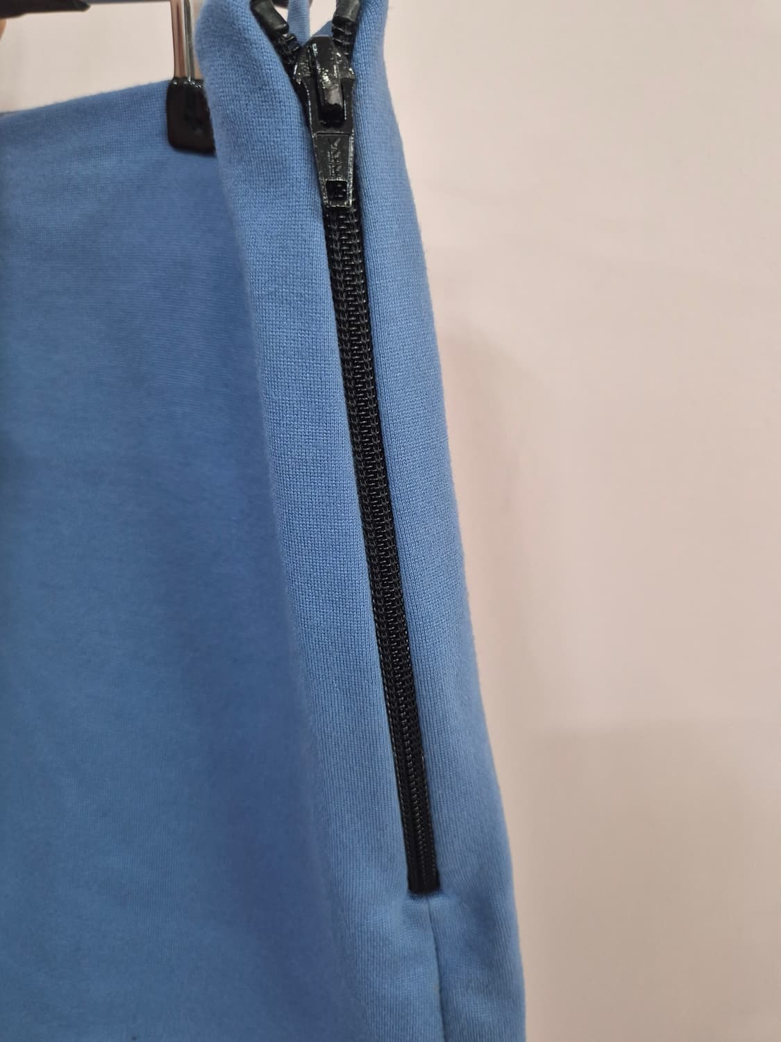 소니아 블루 색상 옆지퍼 반바지 상품이미지5