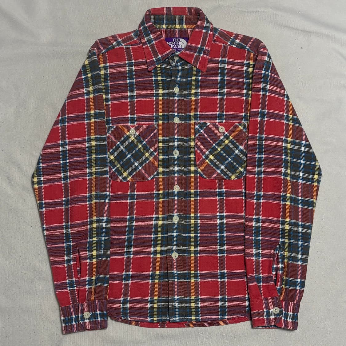 S 노스페이스 퍼플라벨 체크 셔츠  상품이미지2