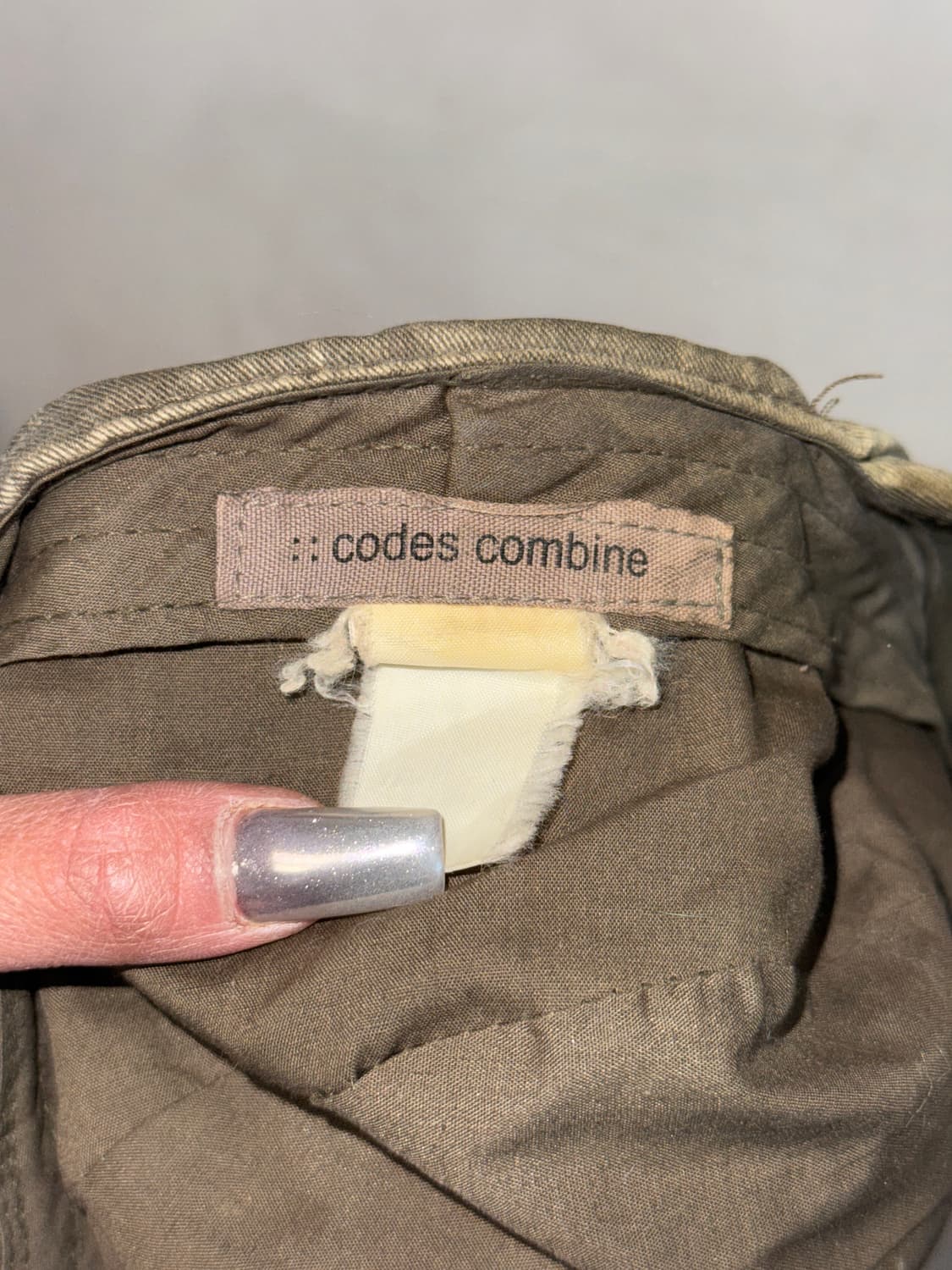 Codes Combine gray skull military cap 상품이미지5