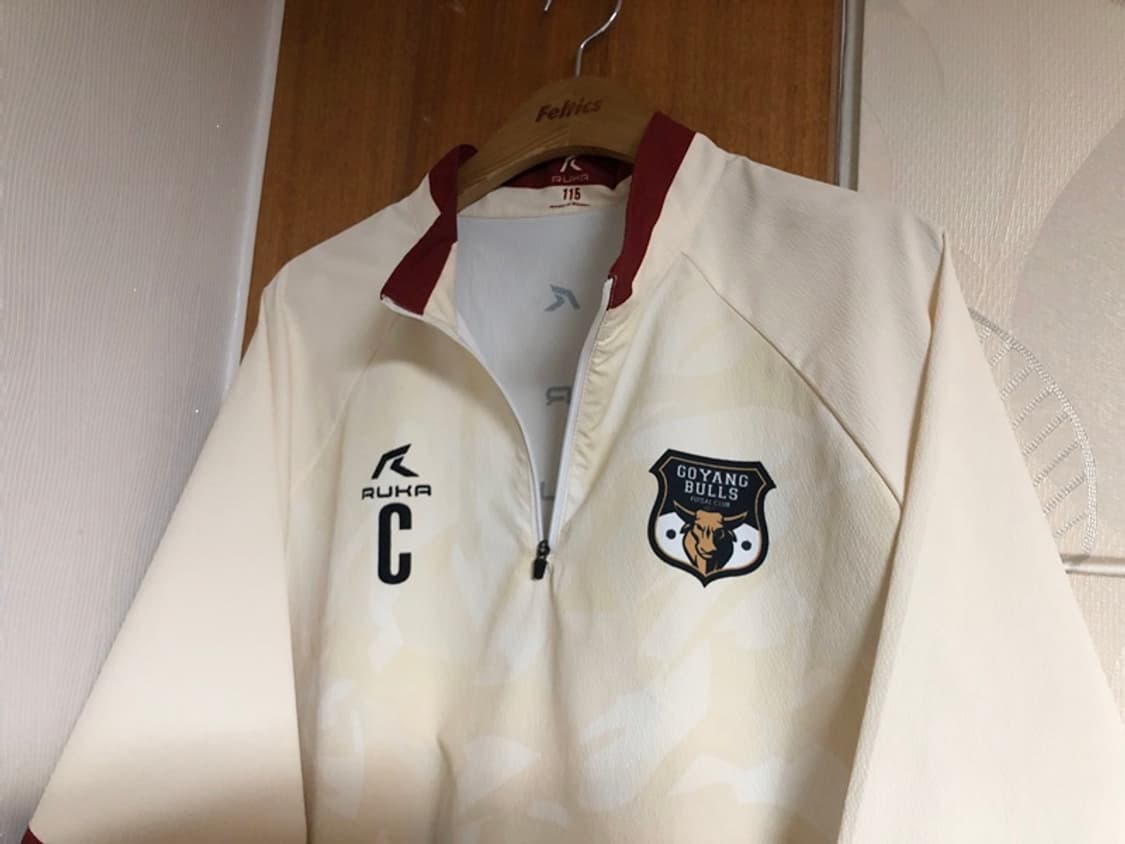 RUKA FK1리그(프로풋살) 고양불스FC 선수실착 웜업자켓 115 상품이미지6