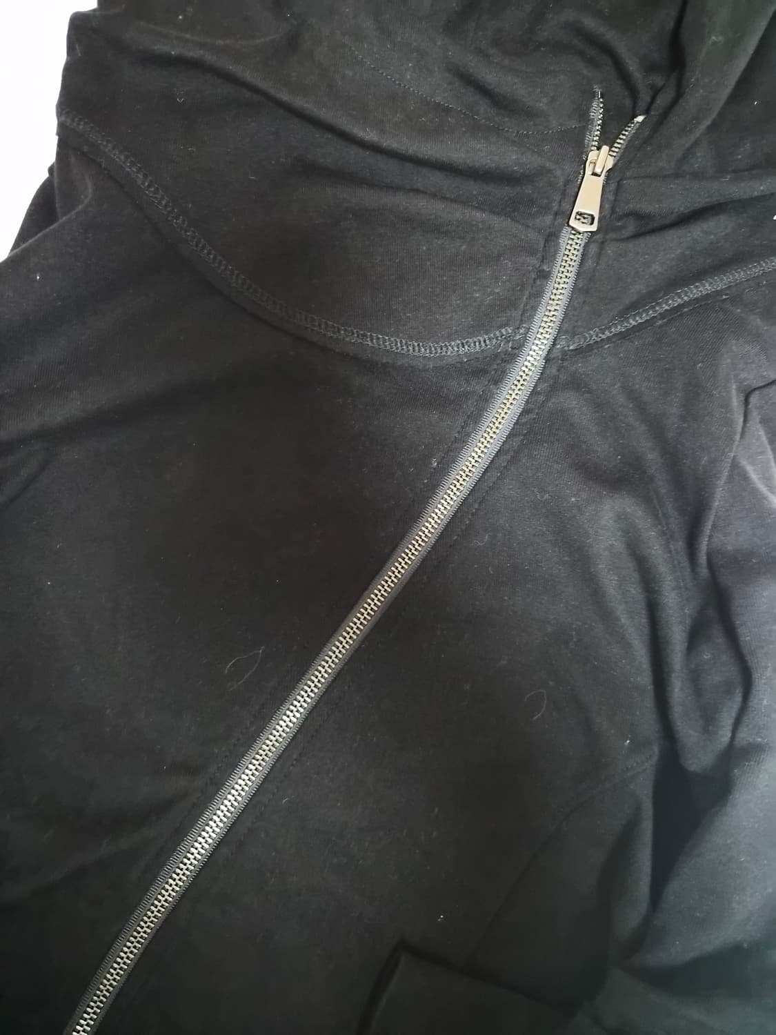 플리즈노팔로우 언발 후드집업 오프숄더 상품이미지6