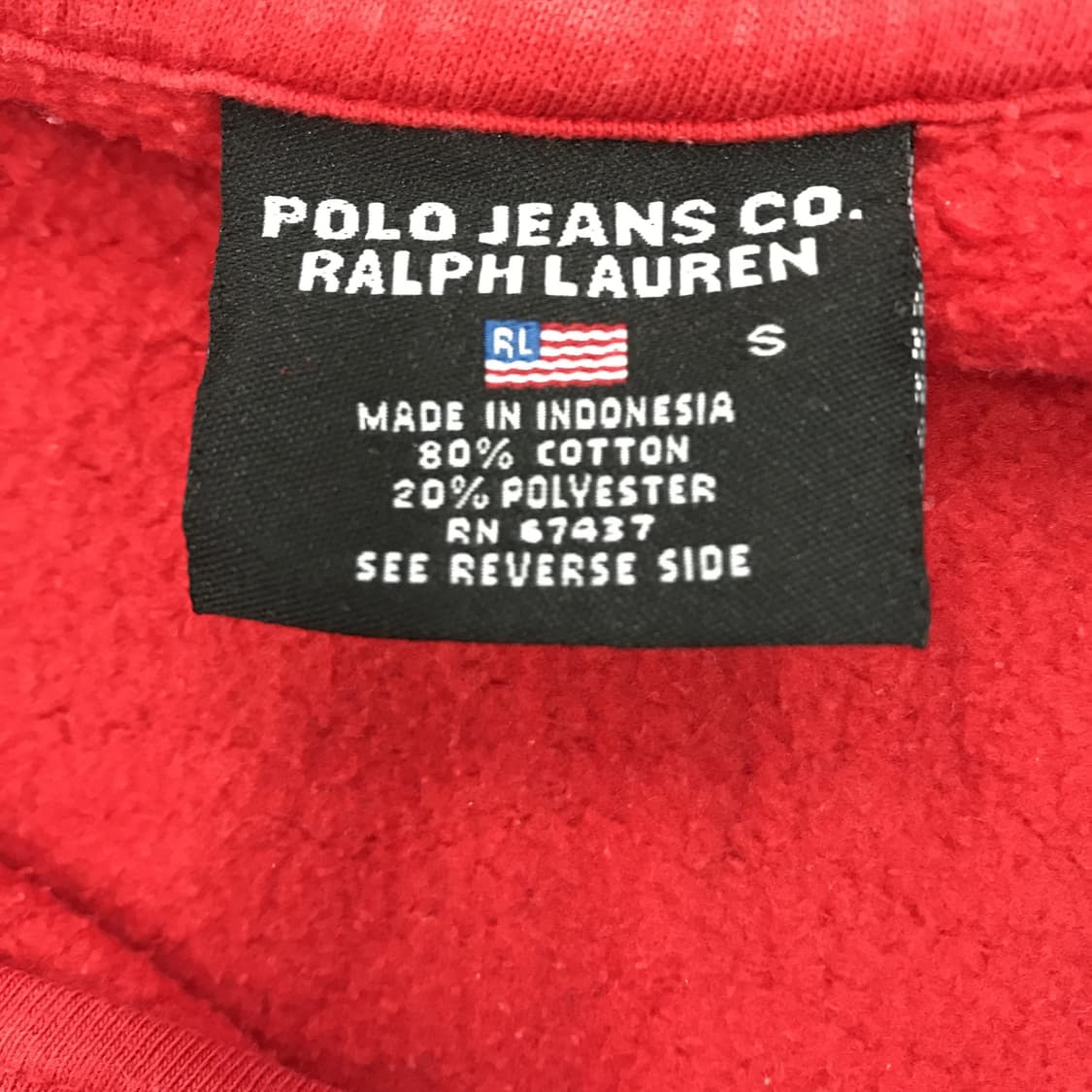 폴로 POLO 스펠아웃 크롭 후드집업 [여성S] 상품이미지4