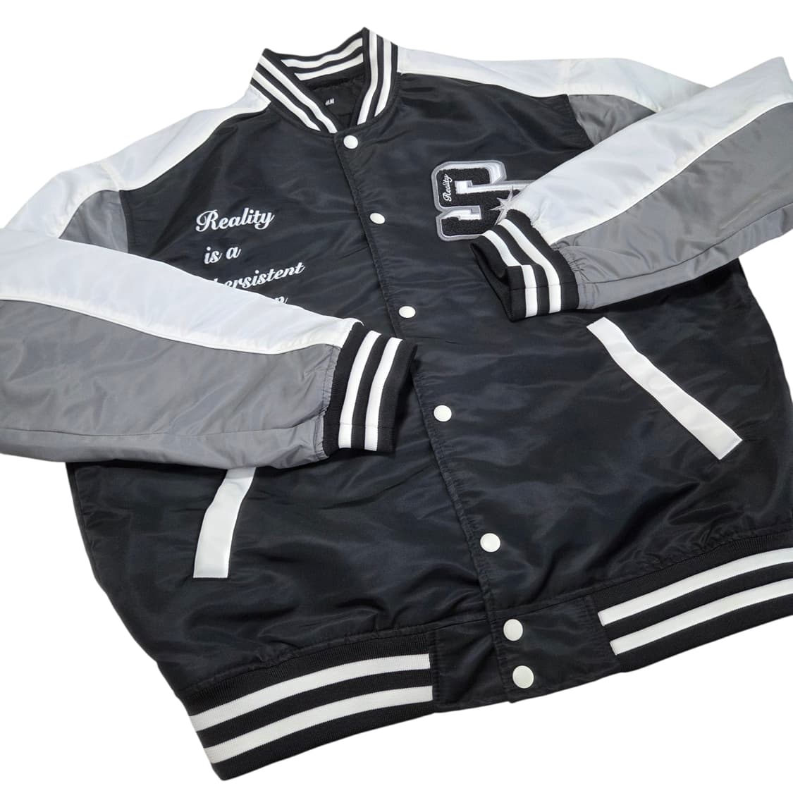 (새상품)H&M 베이스볼 스타디움 바시티 자켓 상품이미지2