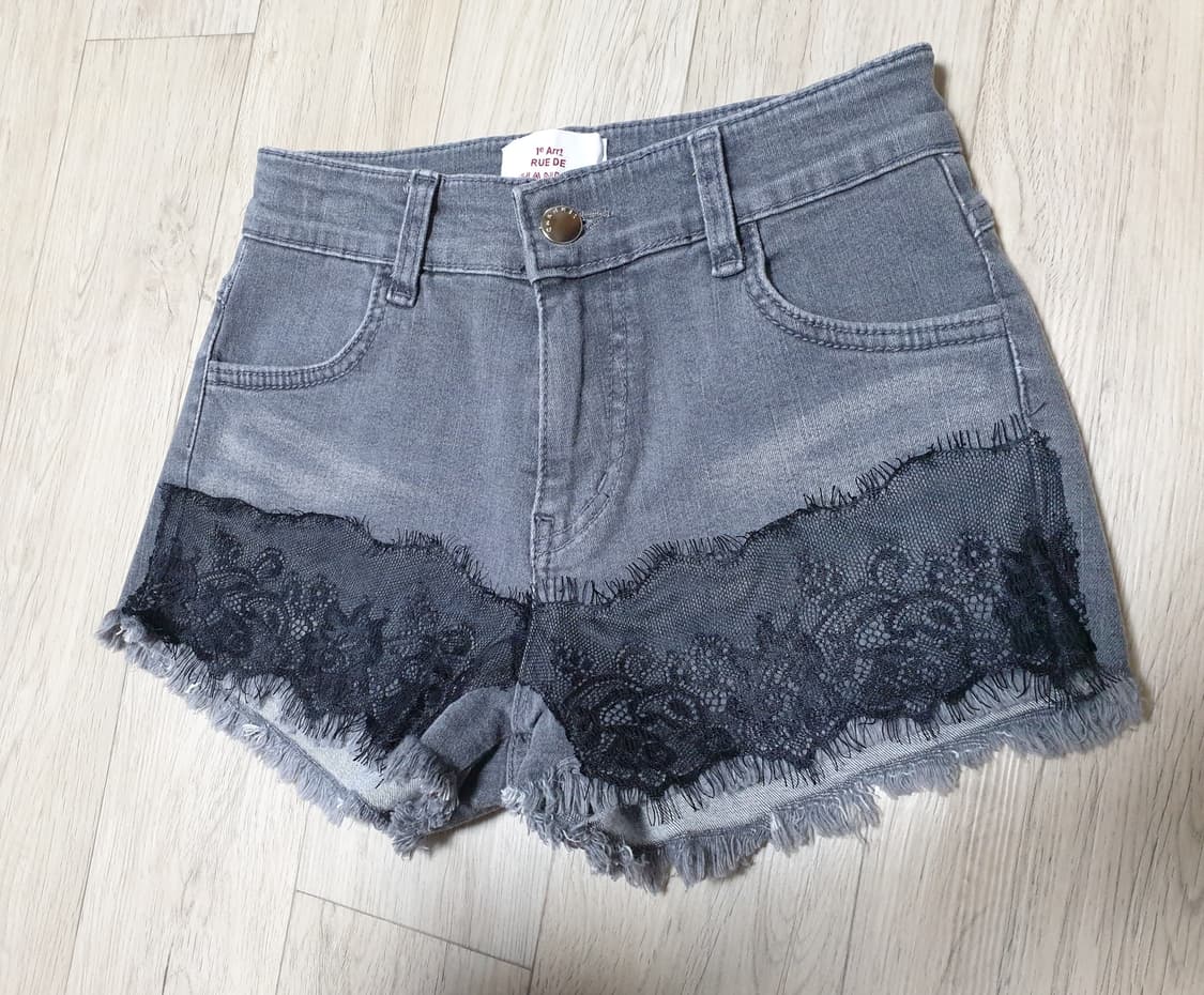 반바지 데님 숏팬츠 2개~ 상품이미지7