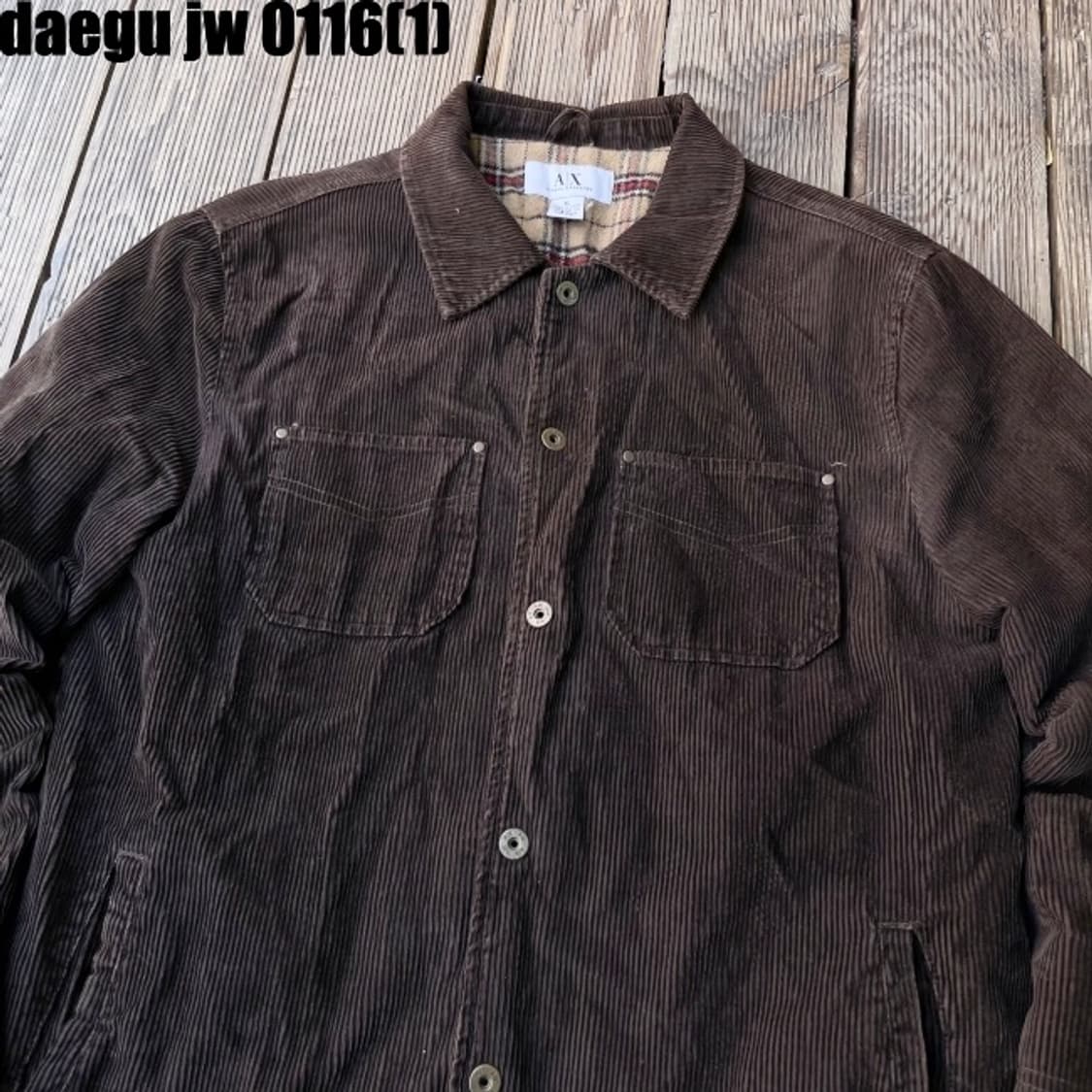 아르마니 익스체인지 코듀로이 자켓 상품이미지2