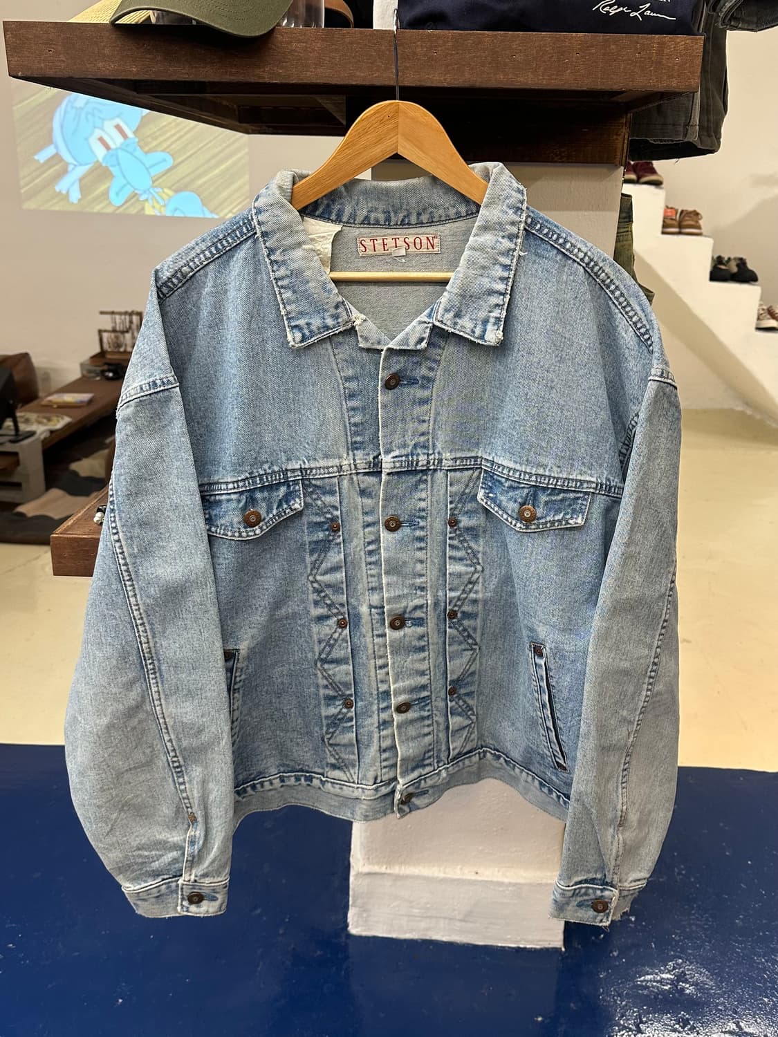 Stetson canada 오버핏 데님 자켓 상품이미지2