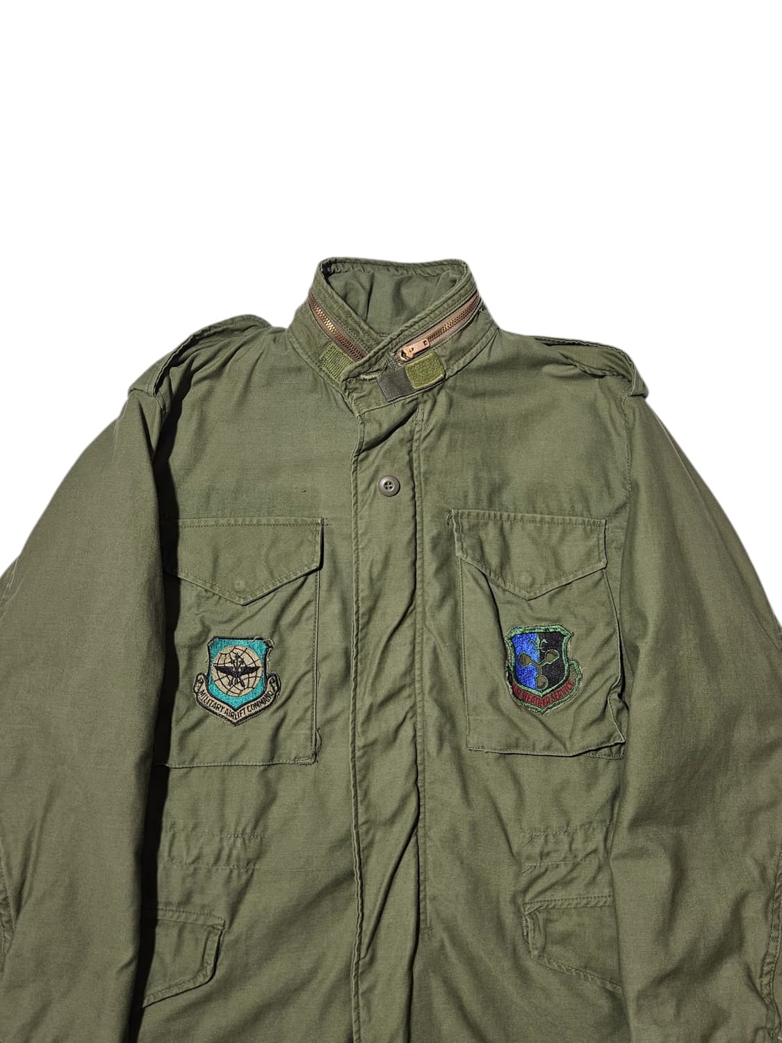 1980's 오리지널 M65 필드자켓 S-S 스몰숏 M-65 상품이미지2