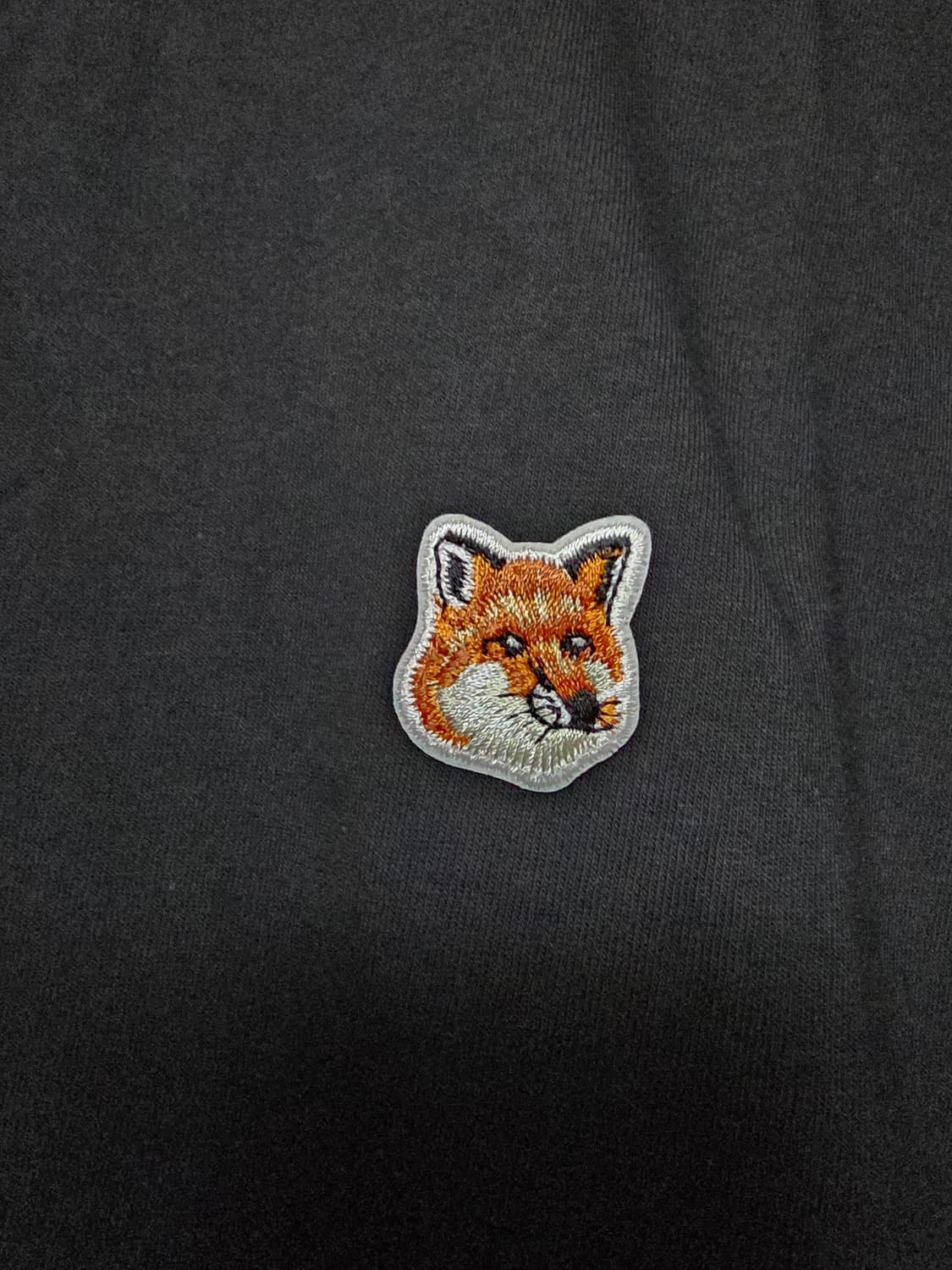 메종키츠네 반팔티셔츠 블랙 라지 상품이미지2