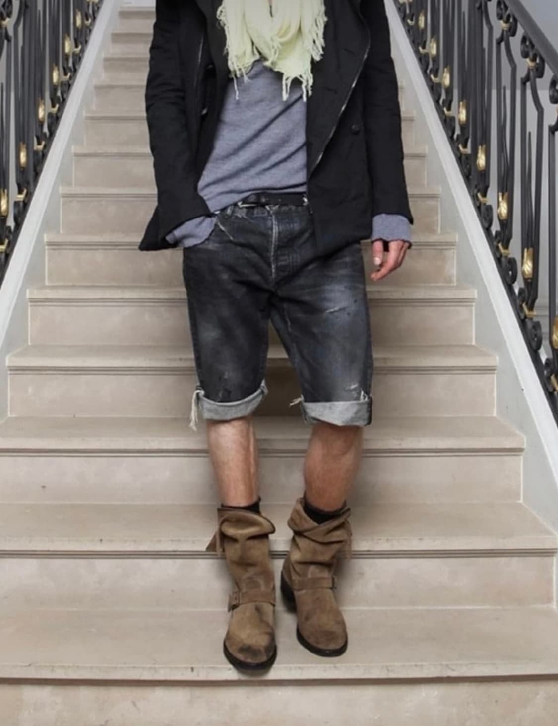 발망 SS12 스웨이드 엔지니어 부츠 41사이즈 상품이미지2