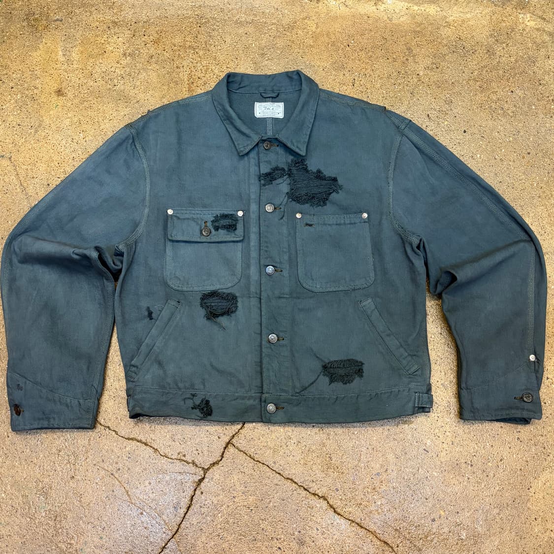 00s 미국 빈티지 폴로랄프로렌 헤링본 스윙자켓 스윙탑 상품이미지1