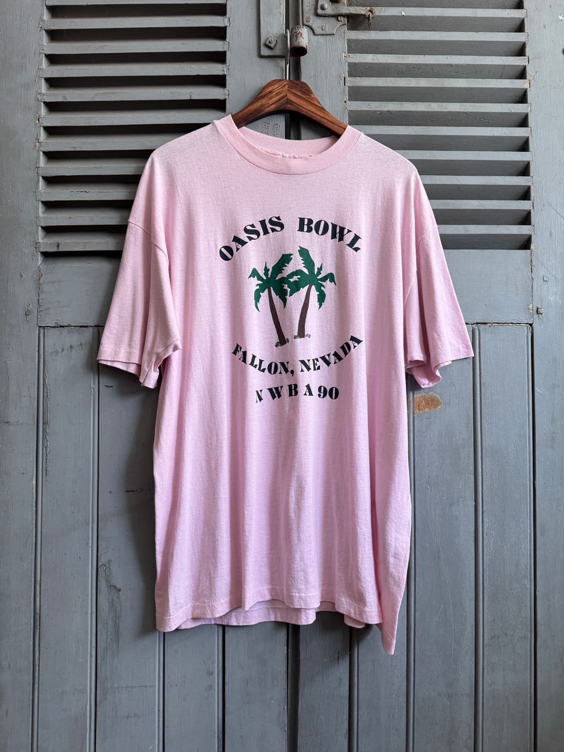 [XL]90's USA 빈티지 OASIS BOWL 티셔츠 상품이미지2