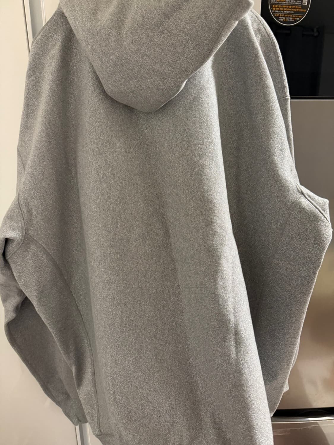 슈프림 글리터 아크 후드 스웨트셔츠 헤더 그레이 XXL 상품이미지4