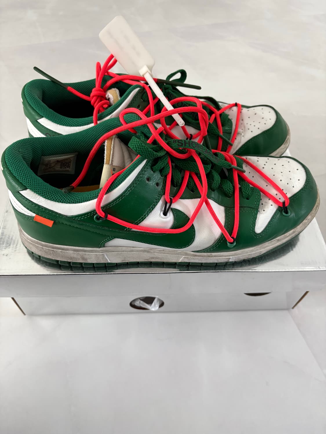(네고O) 오프화이트 나이키 덩크 그린 상품이미지2