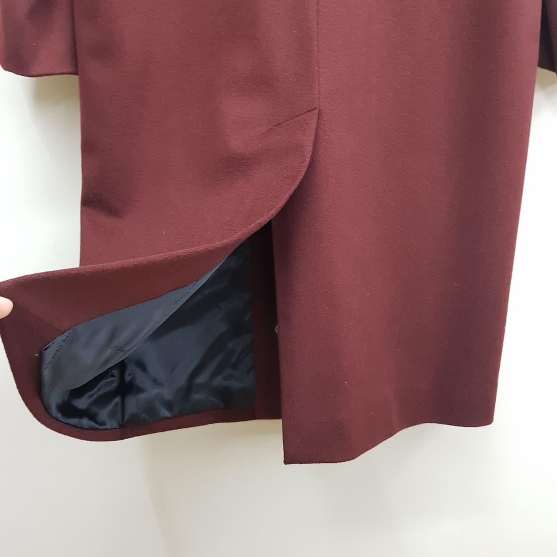 알베르토 비아니 로로피아나 울소재 싱글 코트 38사이즈 상품이미지5