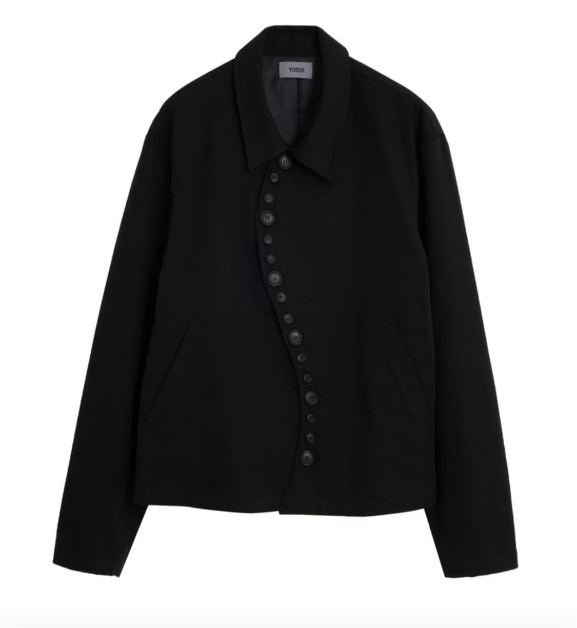 요석 S button jacket(Black) 상품이미지1