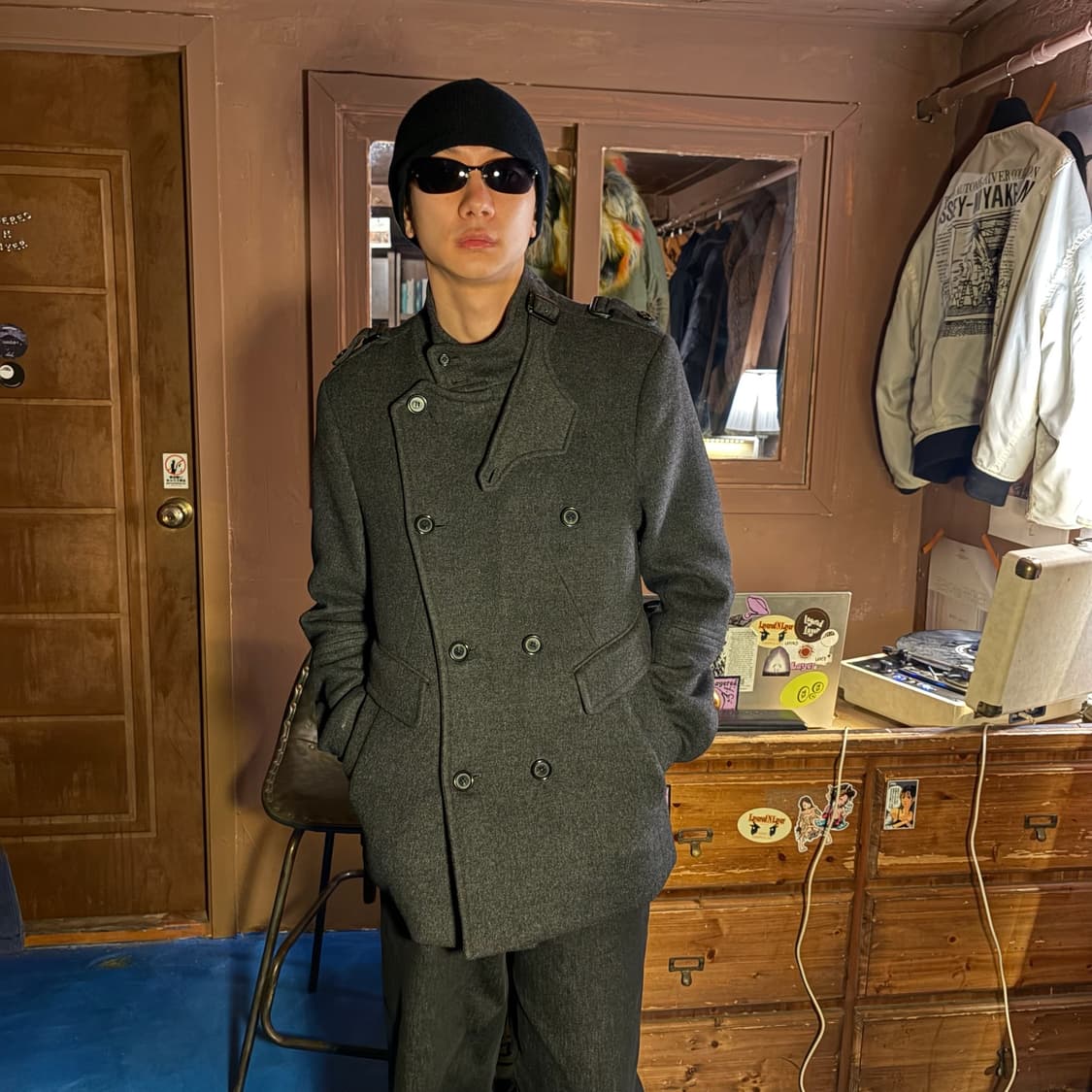 AD HOC COLLAR DETAIL WOOL COAT 상품이미지1