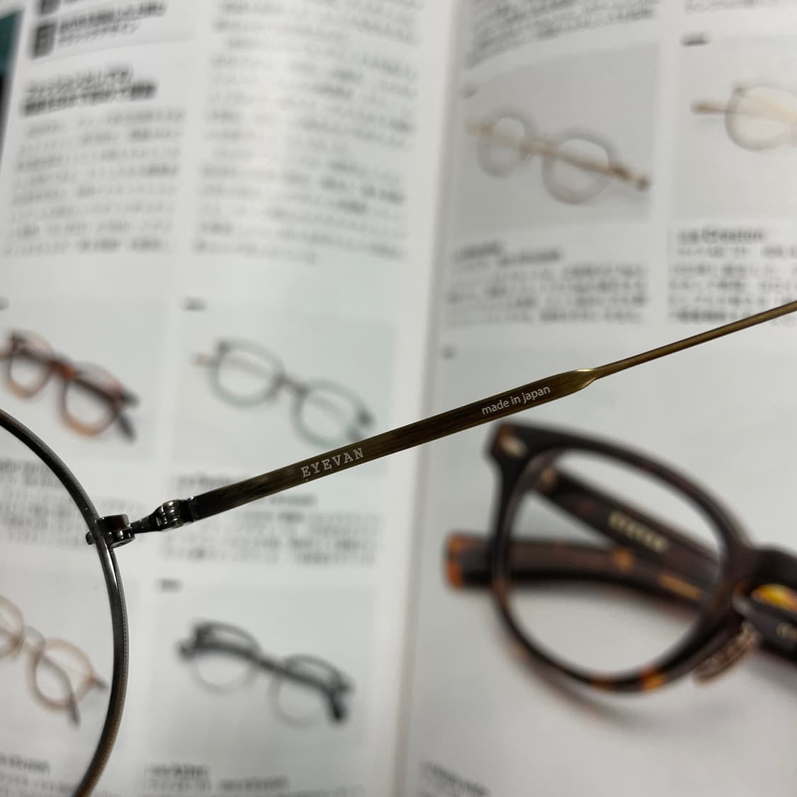 EYEVAN 아이반 티타늄 원형 일본 안경 상품이미지6