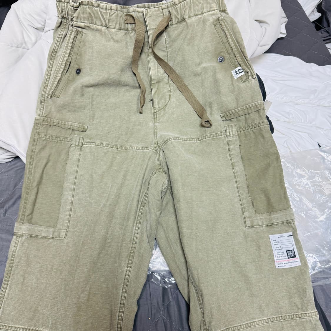 미하라야스히로 25ss 카고 바지 올리브그린 상품이미지1