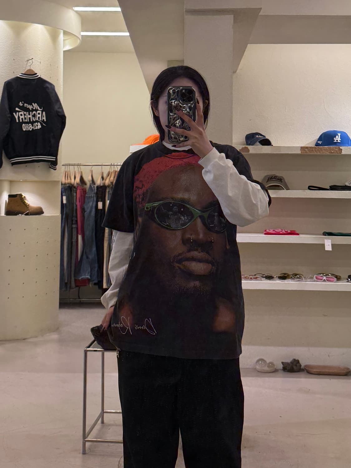 빈티지 데니스 로드맨 올드스쿨 반팔 티셔츠 U1285 상품이미지1