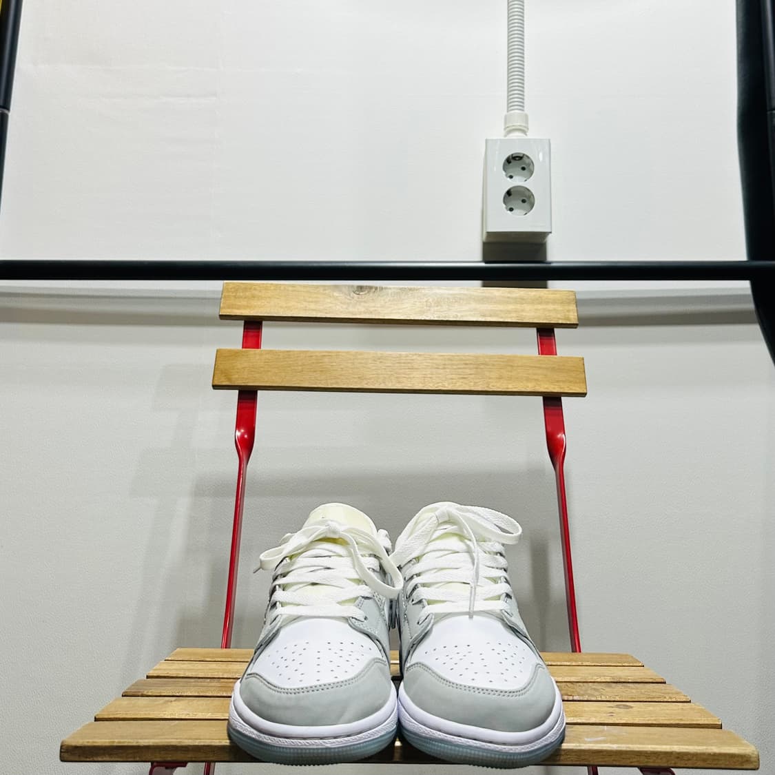 235) 나이키 운동화 여성 여자 신발 에어 조던 1 로우 그레이 상품이미지2