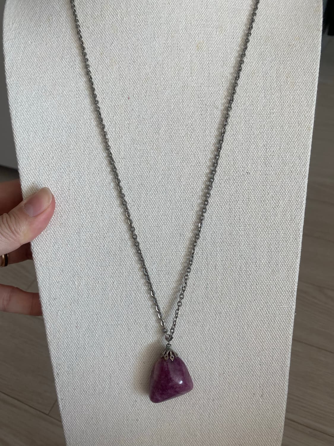 빈티지 자수정 롱 목걸이 상품이미지7