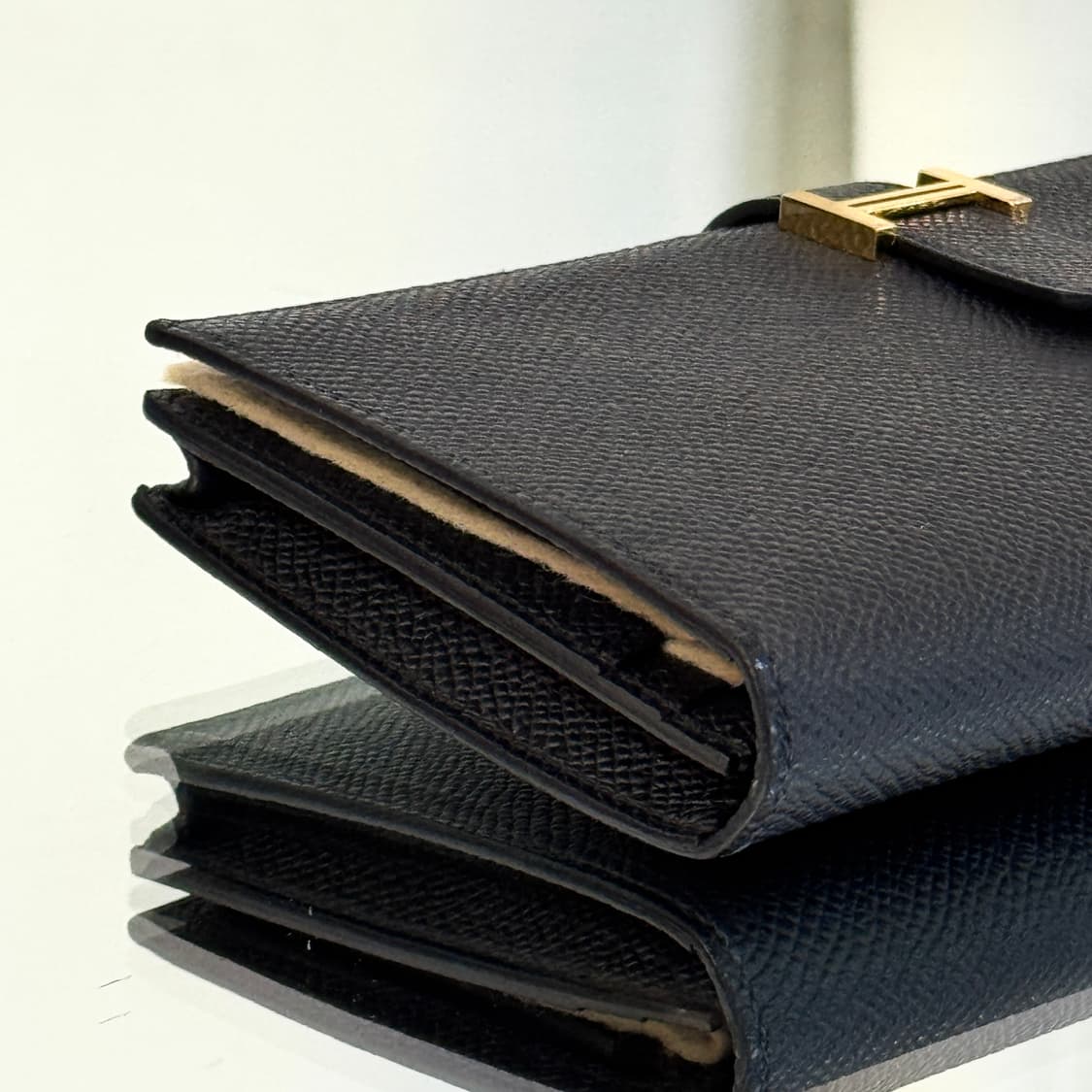 [정품] 에르메스 베안 장지갑 앱송 & 골드  상품이미지4