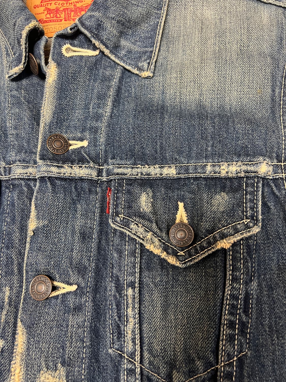 [M] 리바이스 3세대 기무라타쿠야 디스 데님 자켓 상품이미지3