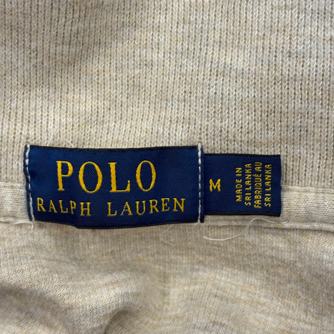 M 폴로랄프로렌 오트밀 반집업니트  상품이미지4