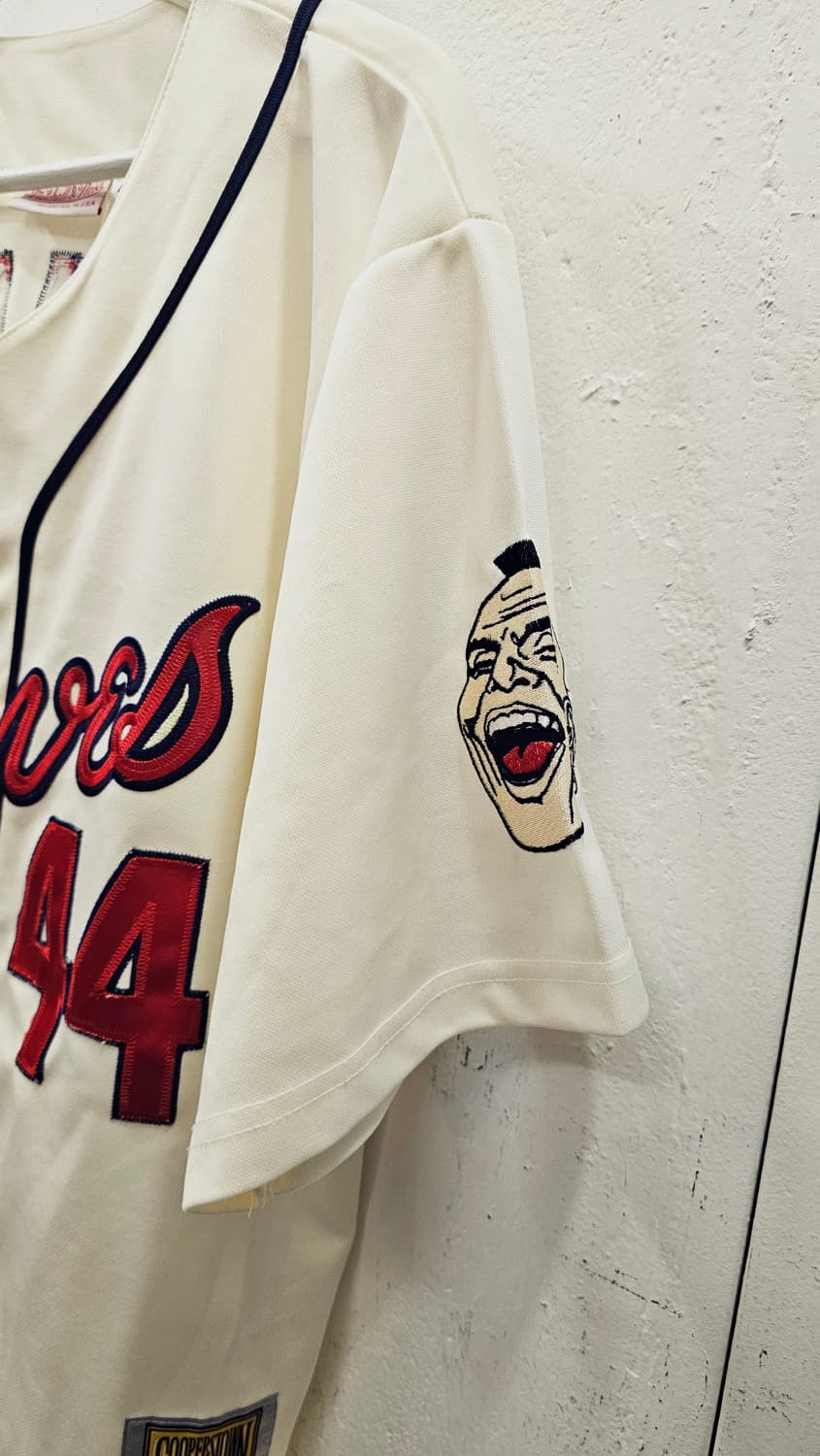 미첼앤네스 행크 애런 1963 밀워키 브레이브스 야구 져지 상품이미지3