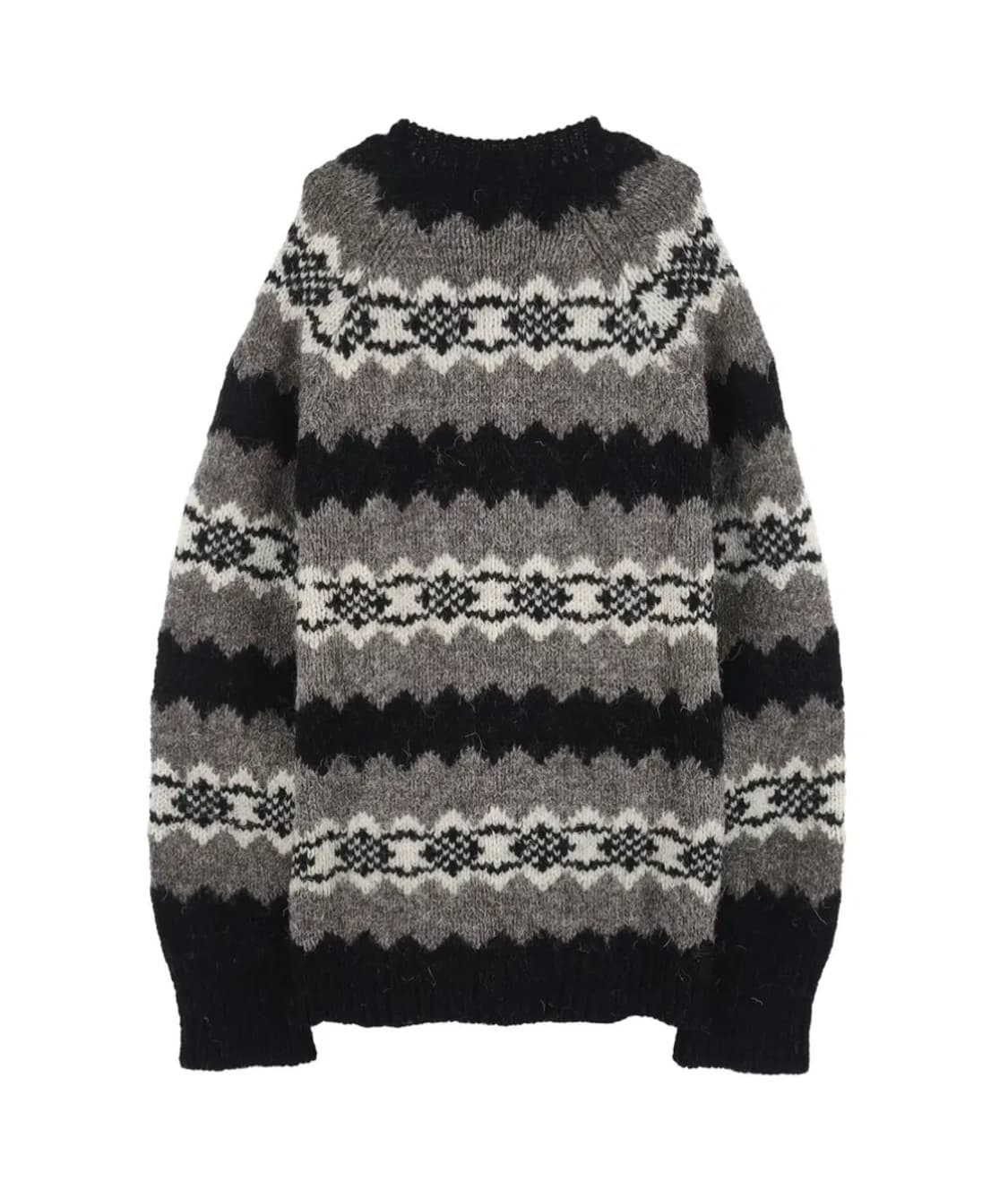 아워레가시 그린란드 스트라이프 브이넥 스웨터 상품이미지2