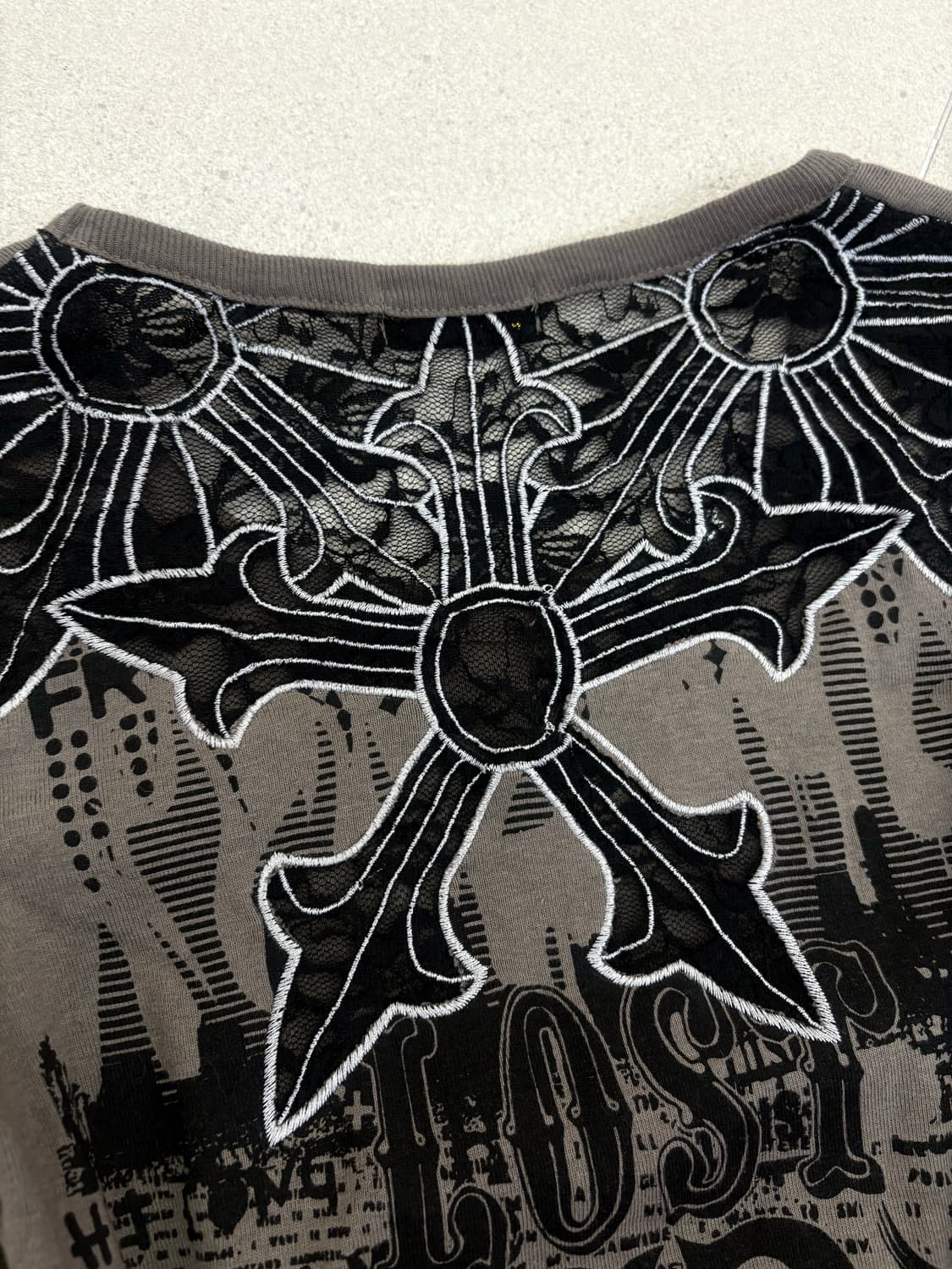 mkr 카키 y2k 시스루 롱슬리브 상품이미지5