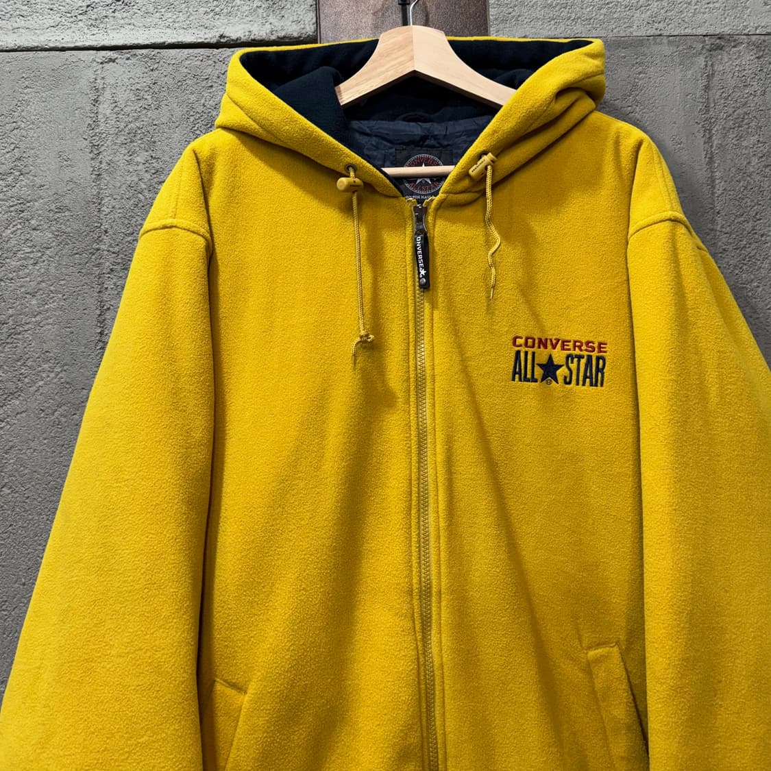 컨버스 올스타 일본판 후리스 후드 집업 (L)   상품이미지4