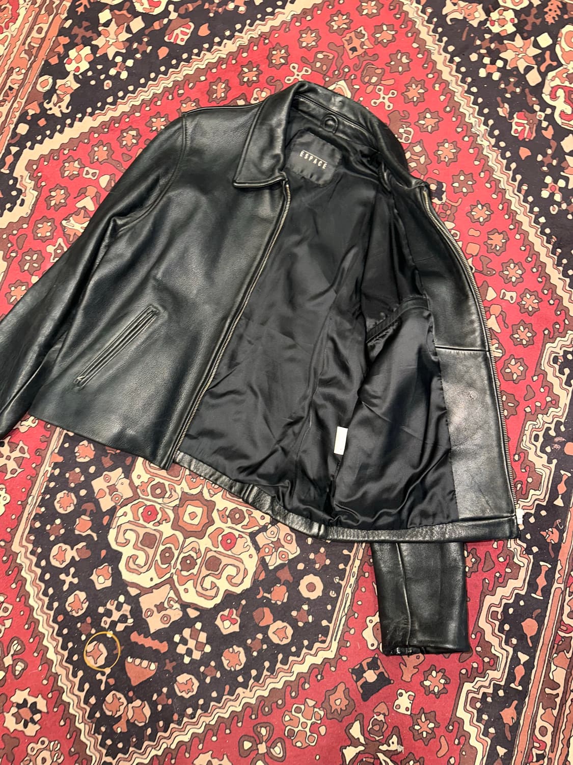 ( M-L ) 가죽자켓 워크웨어 아메카지 밀리터리 스포츠가죽 소가죽 상품이미지6