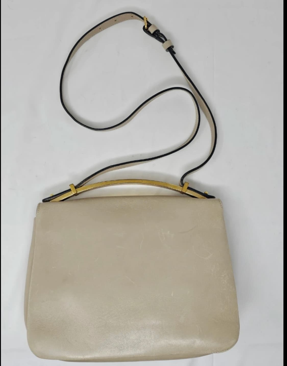 정품 마르니 베이지 숄더백 가방 상품이미지3