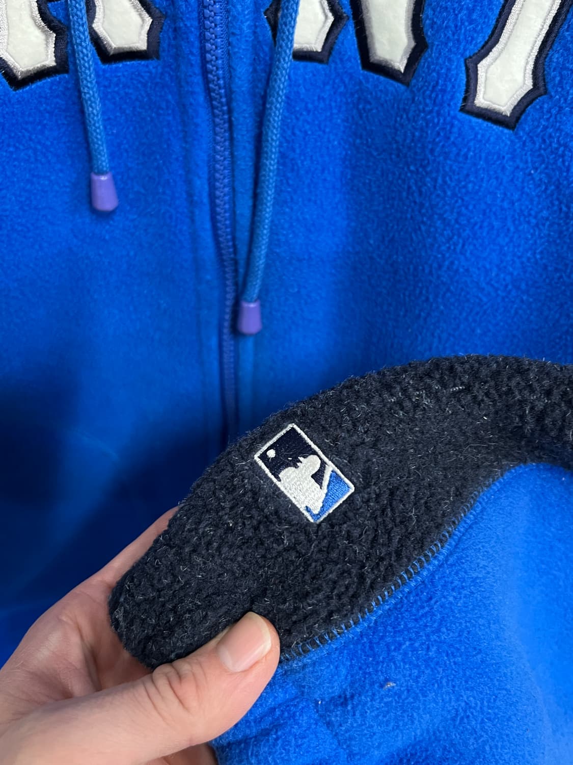 00's MLB 샌프라시스코 자이언츠 후리스 풀 후드집업 상품이미지4