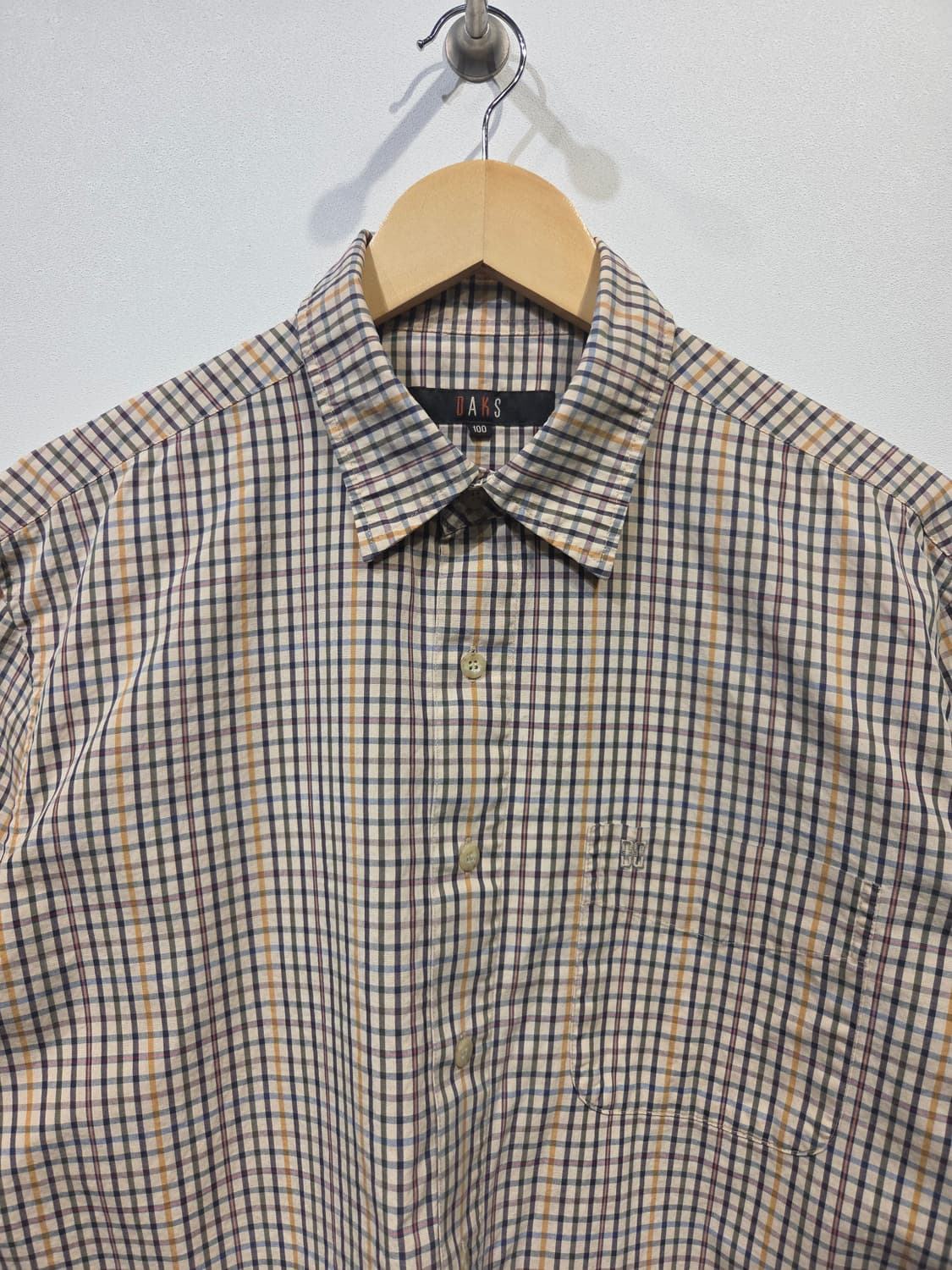 DAKS 닥스 시그니처 체크 반팔 셔츠 상품이미지3